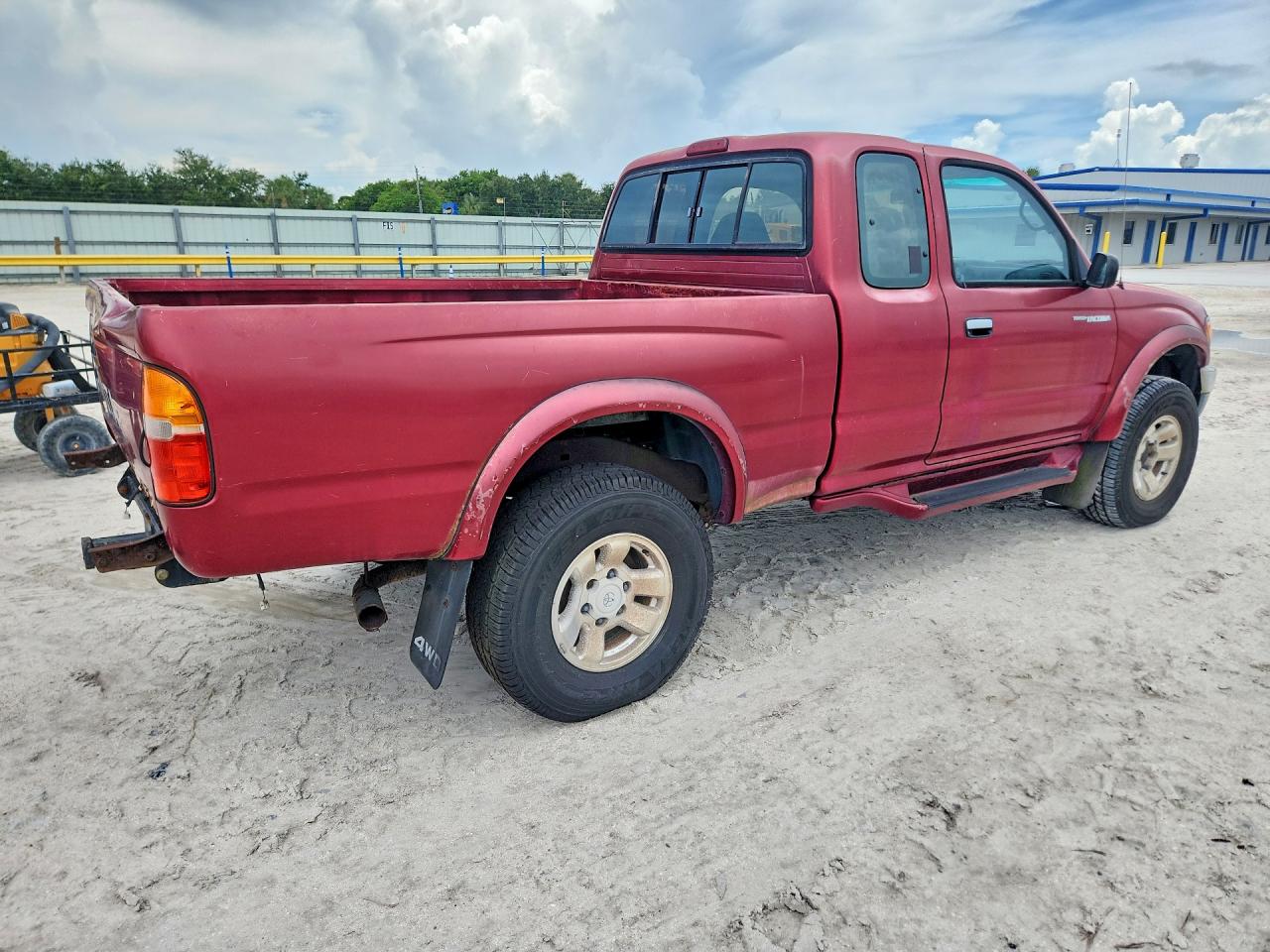 1997 Toyota Tacoma V6 Red vin: 4TAWN72N6VZ223753