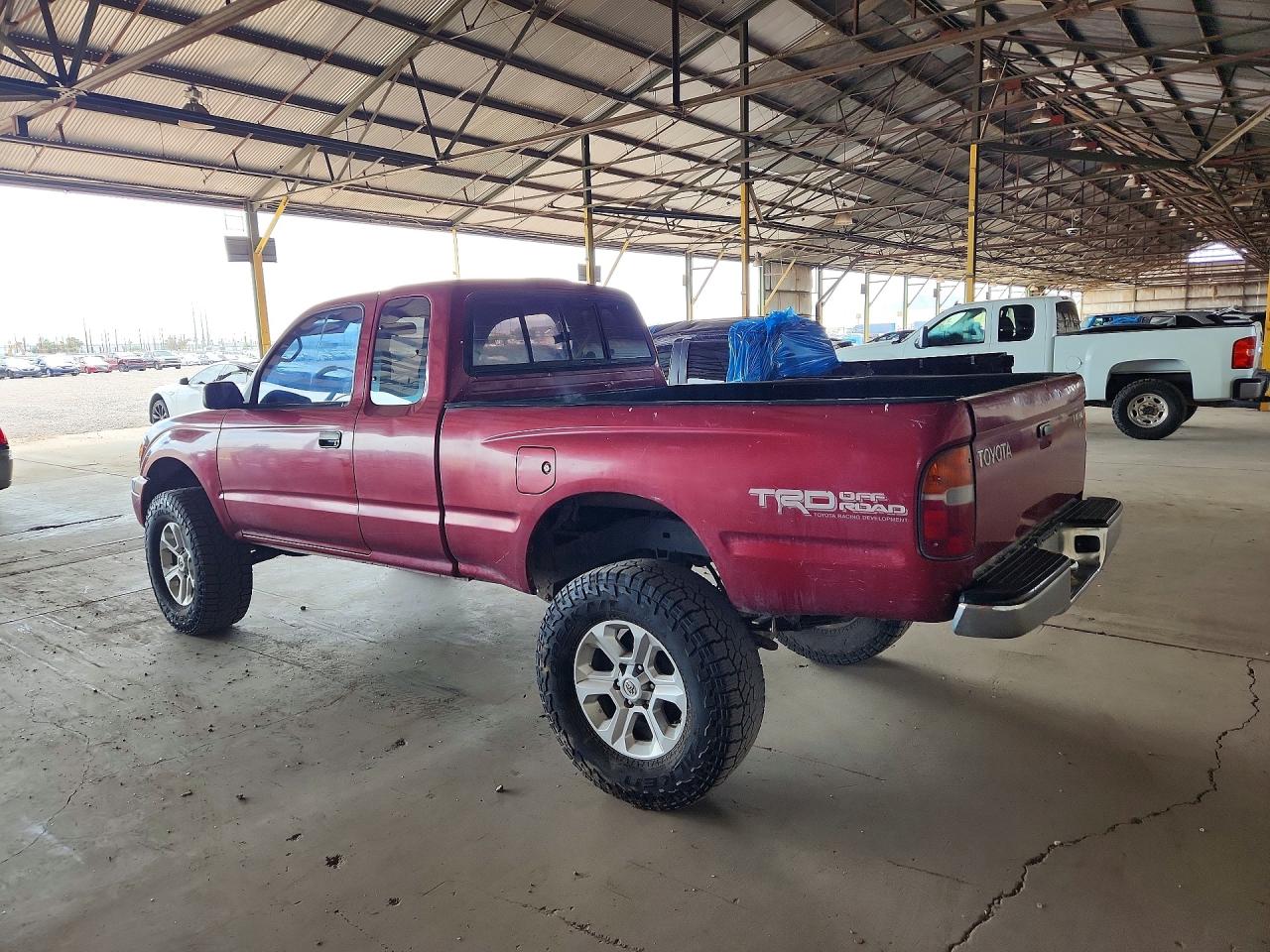 1998 Toyota Tacoma V6 Burgundy vin: 4TAWN72N6WZ061060