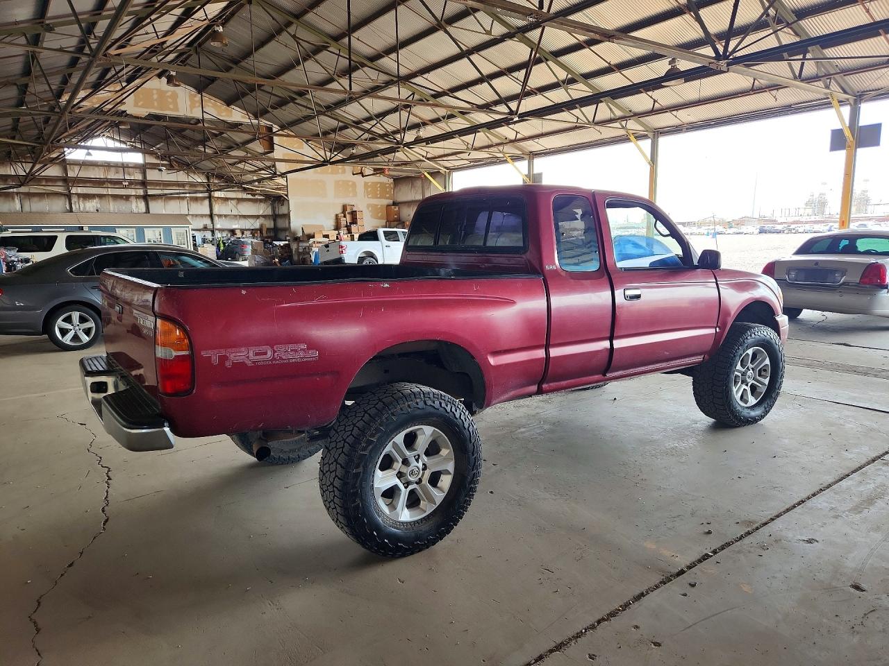 1998 Toyota Tacoma V6 Burgundy vin: 4TAWN72N6WZ061060