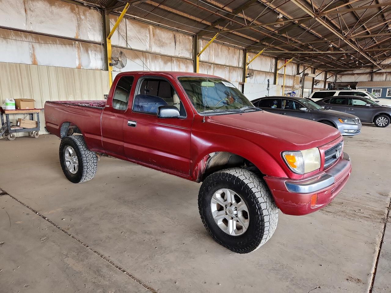 1998 Toyota Tacoma V6 Burgundy vin: 4TAWN72N6WZ061060