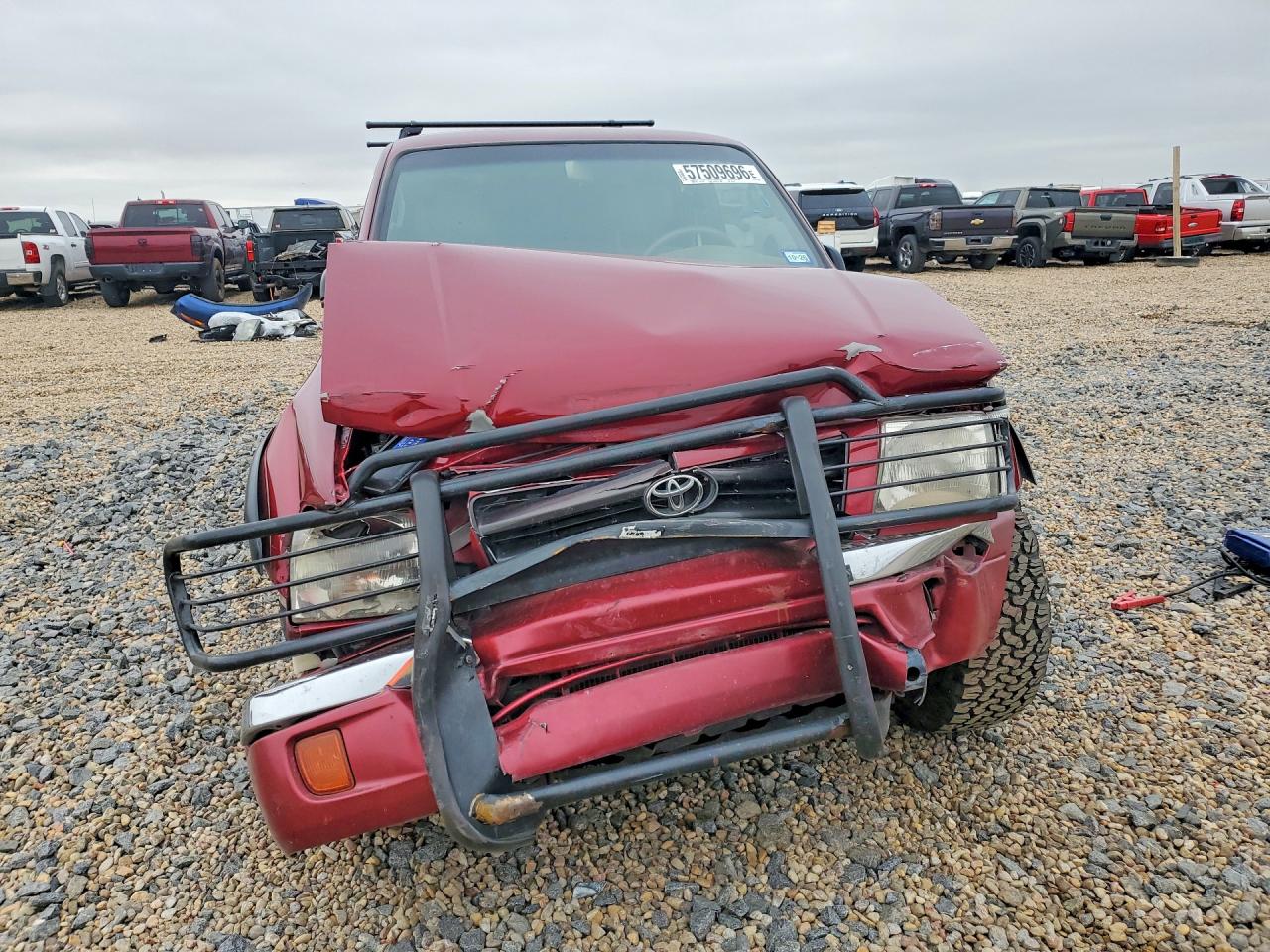 1998 Toyota Tacoma Xtracab Maroon vin: 4TAWN72N6WZ127753