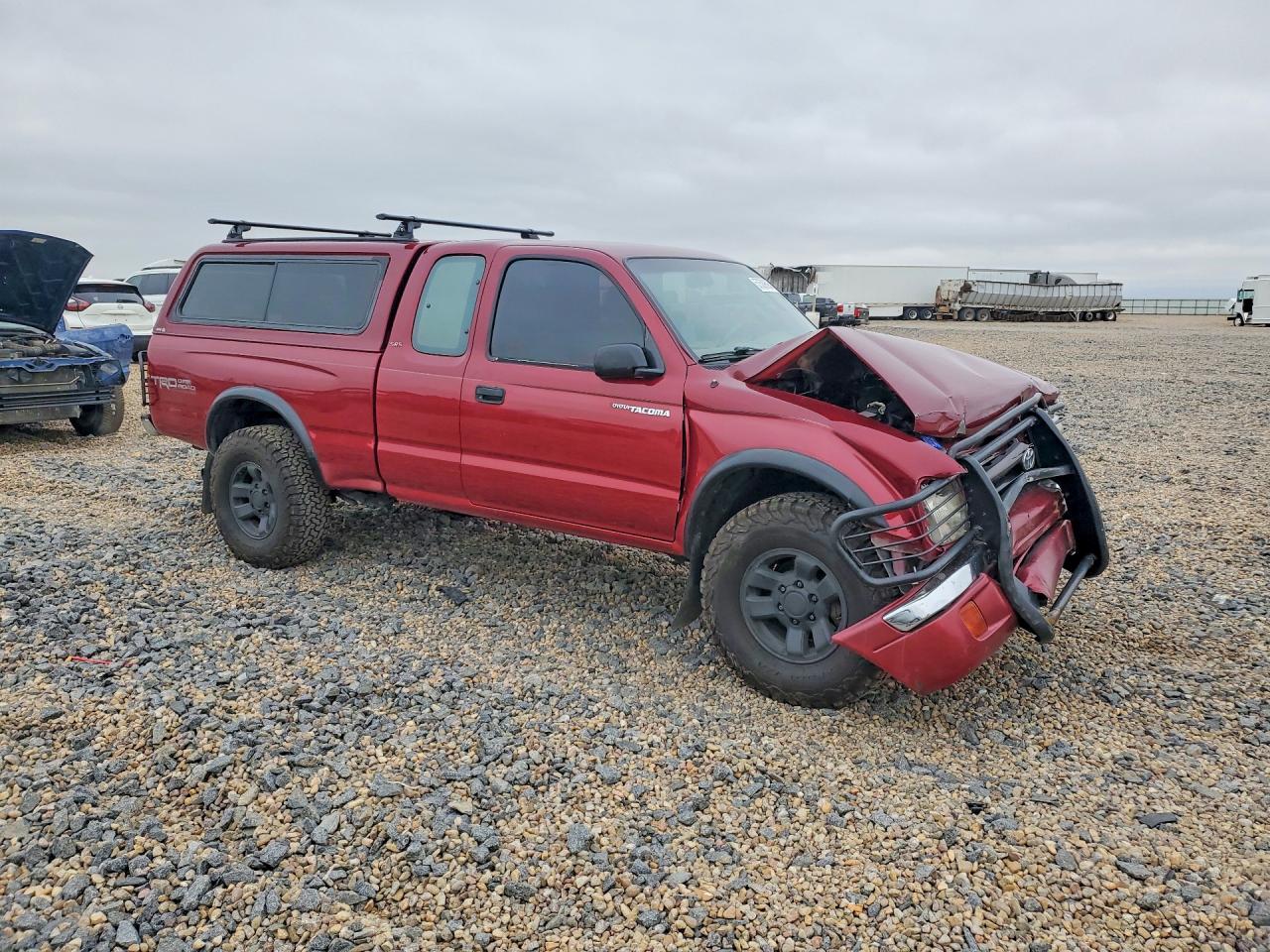 1998 Toyota Tacoma Xtracab Maroon vin: 4TAWN72N6WZ127753