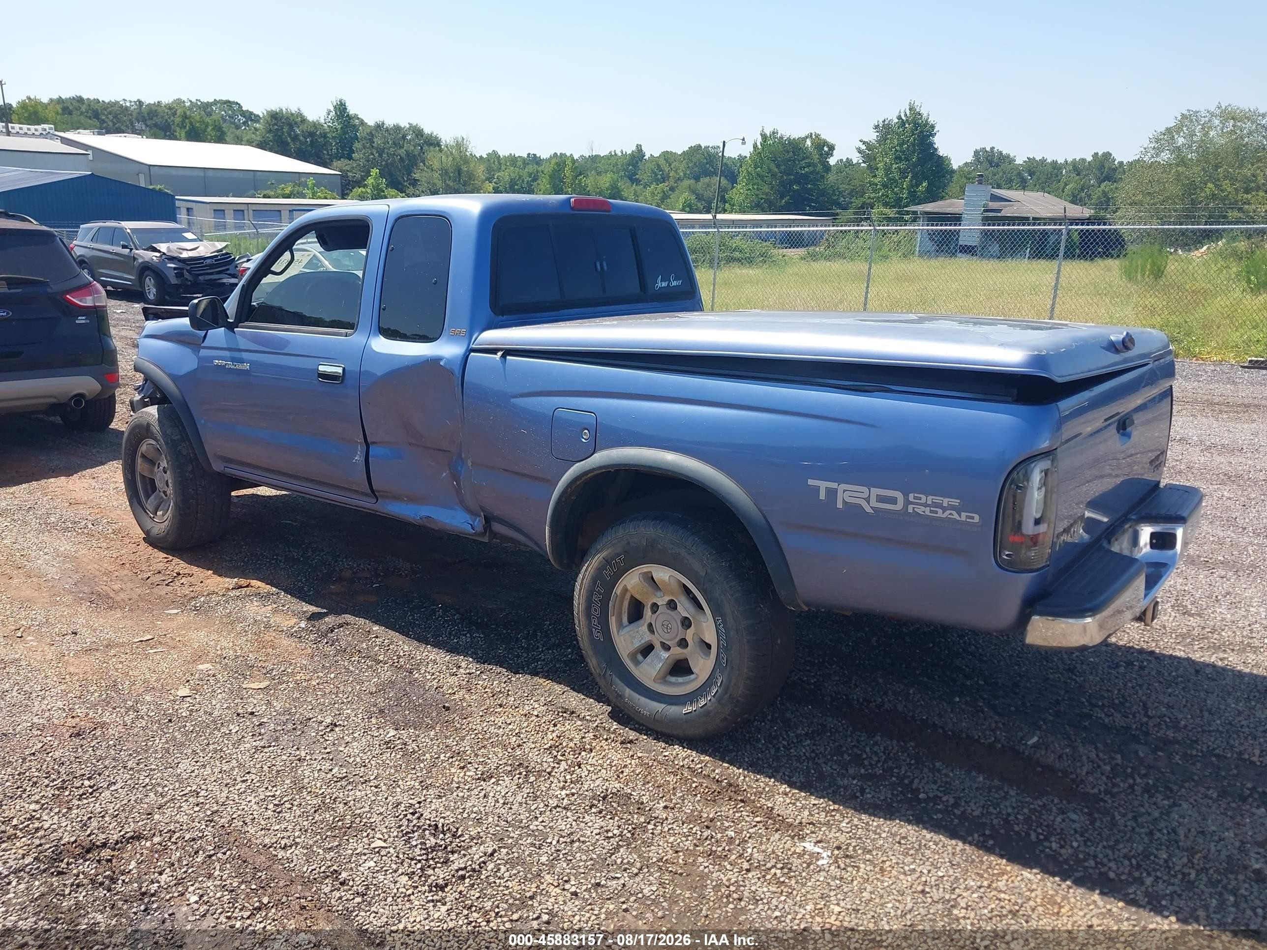 1999 Toyota Tacoma   Blue vin: 4TAWN72N6XZ515941