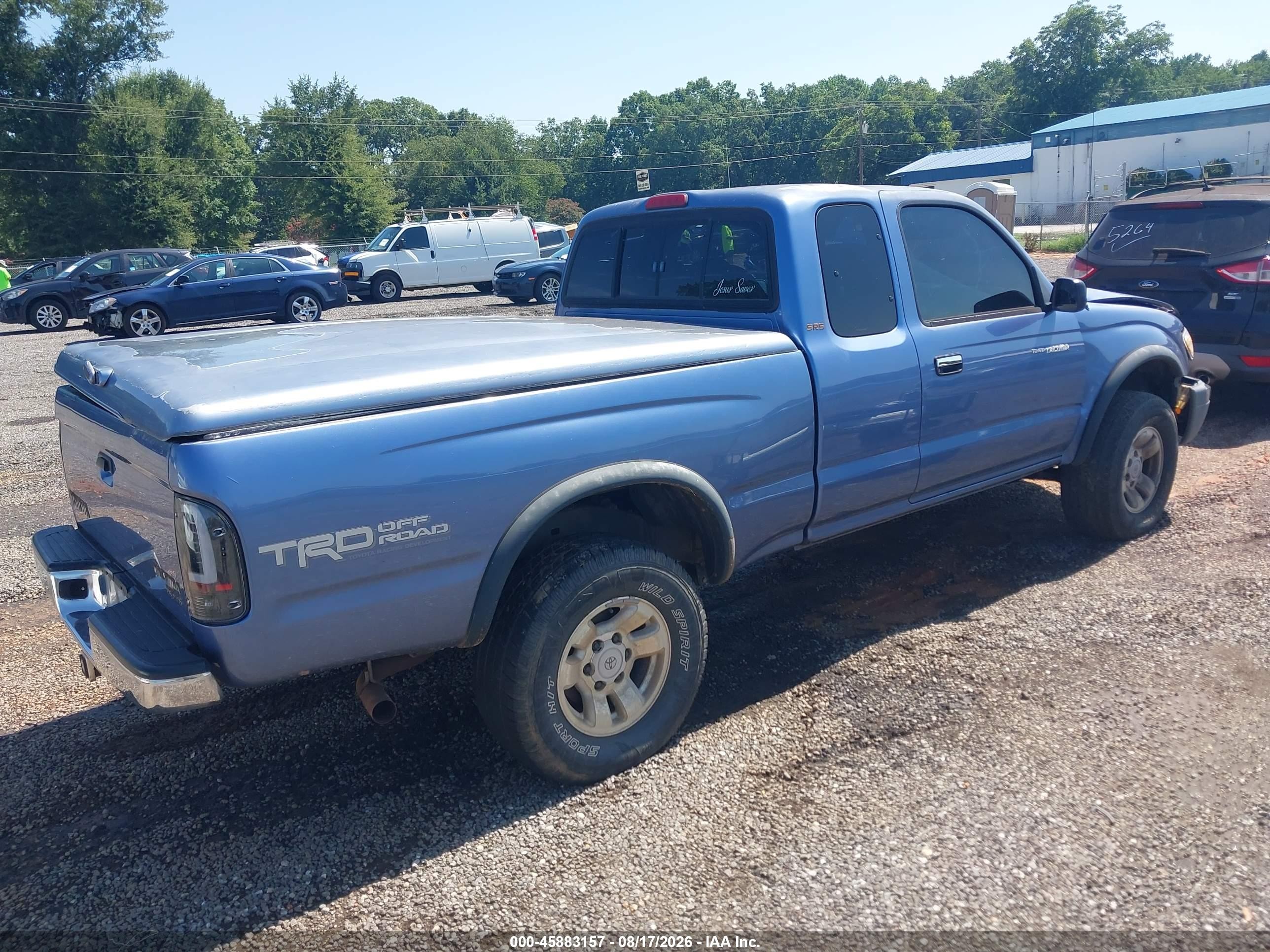 1999 Toyota Tacoma   Blue vin: 4TAWN72N6XZ515941