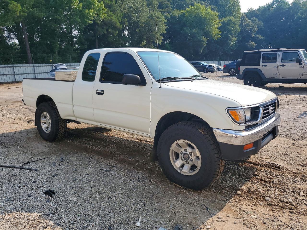 1997 Toyota Tacoma V6 White vin: 4TAWN72N7VZ278261