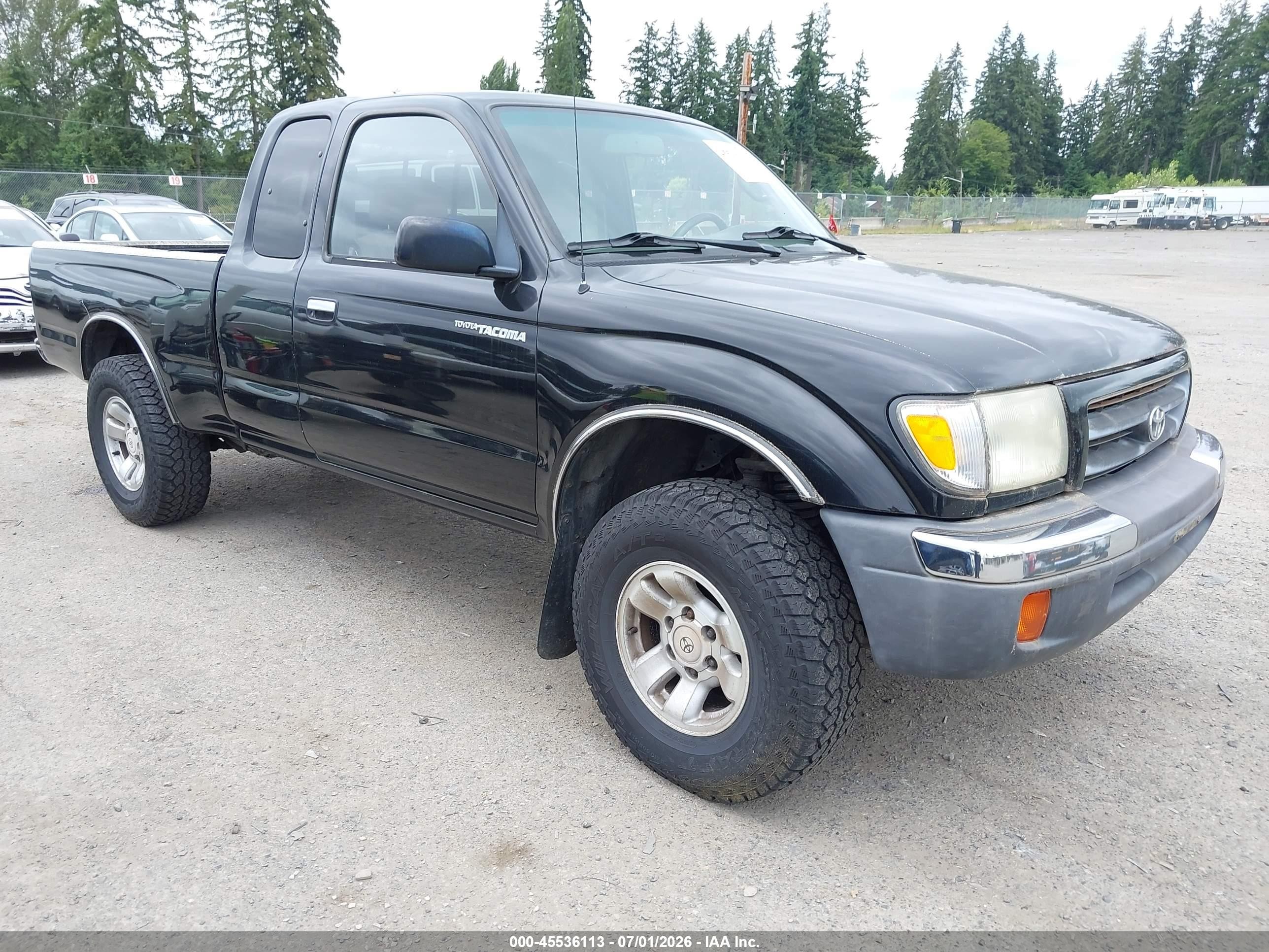 1999 Toyota Tacoma   Black vin: 4TAWN72N7XZ490256