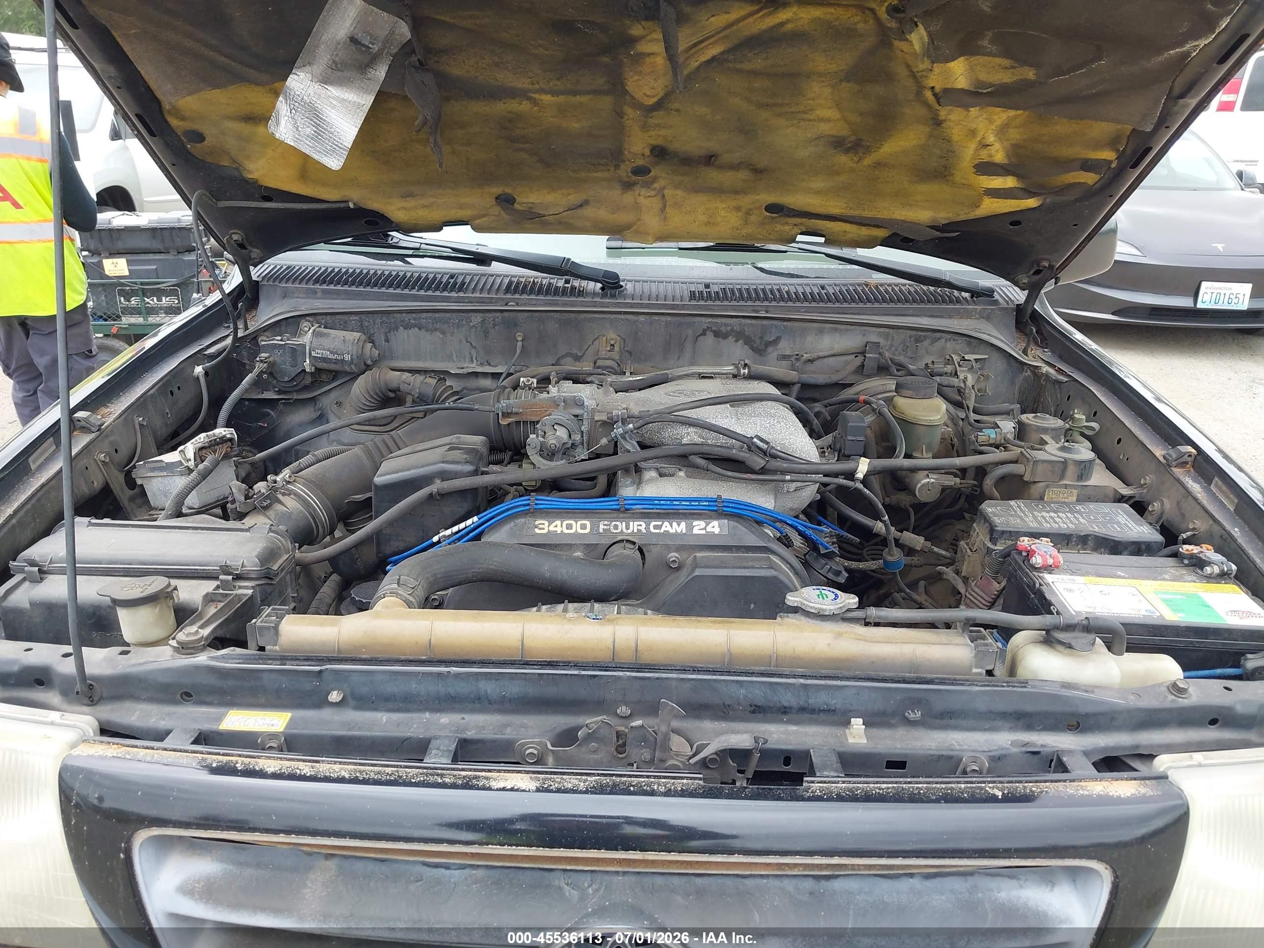 1999 Toyota Tacoma   Black vin: 4TAWN72N7XZ490256