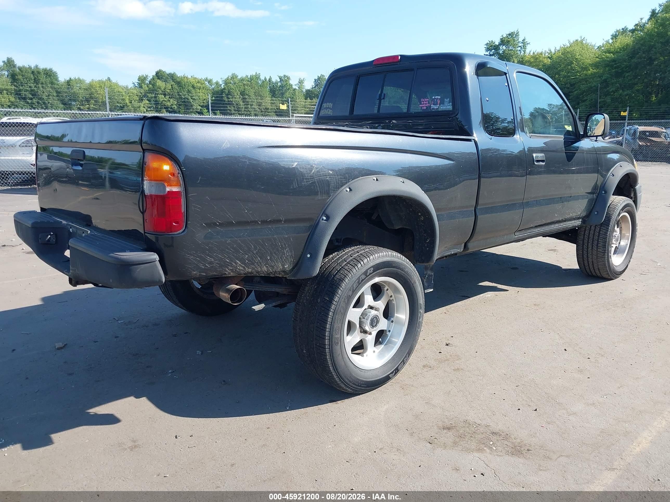 2000 Toyota Tacoma Base V6 Черный vin: 4TAWN72N7YZ586860