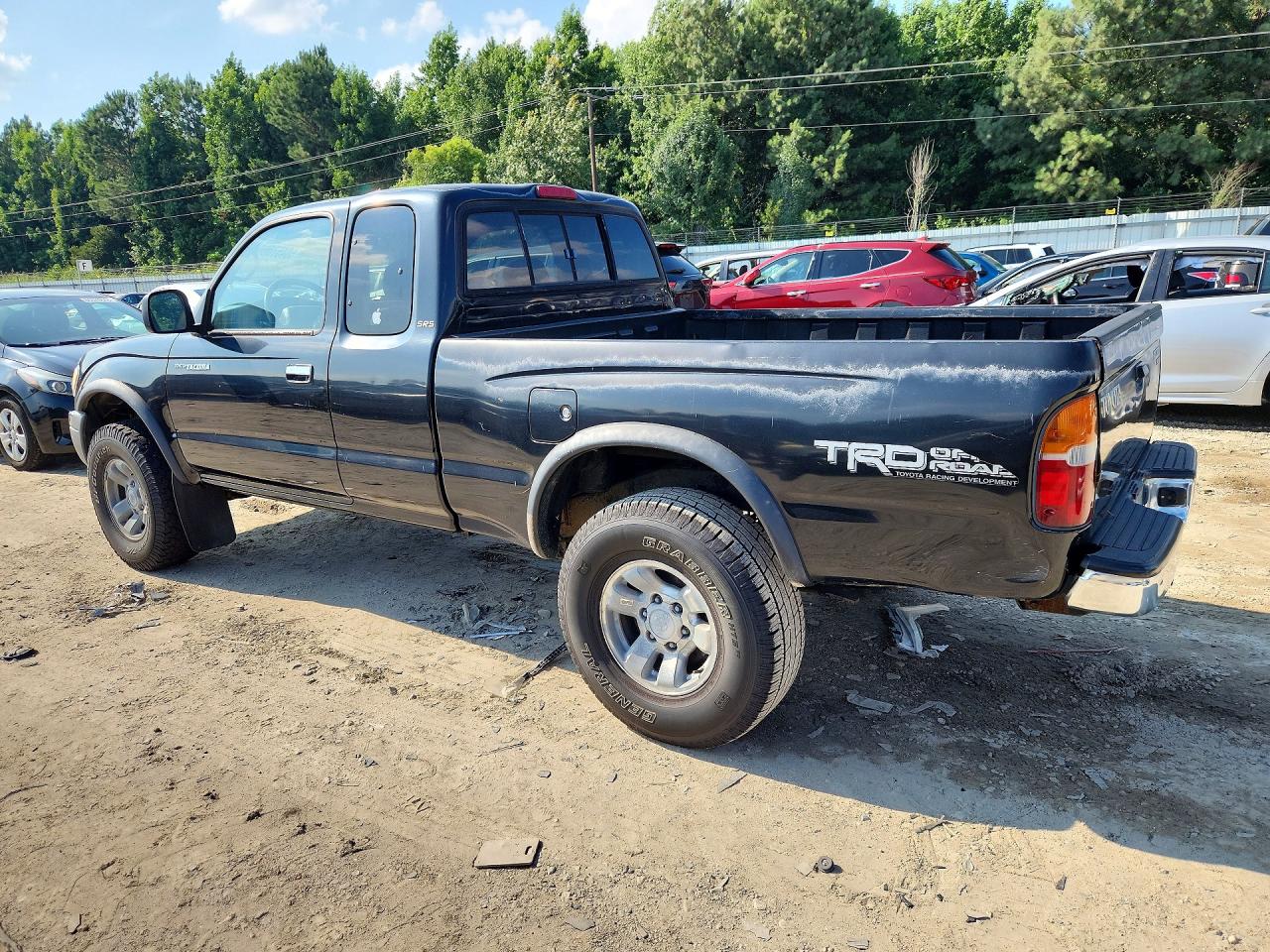 2000 Toyota Tacoma Xtracab Black vin: 4TAWN72N7YZ604371