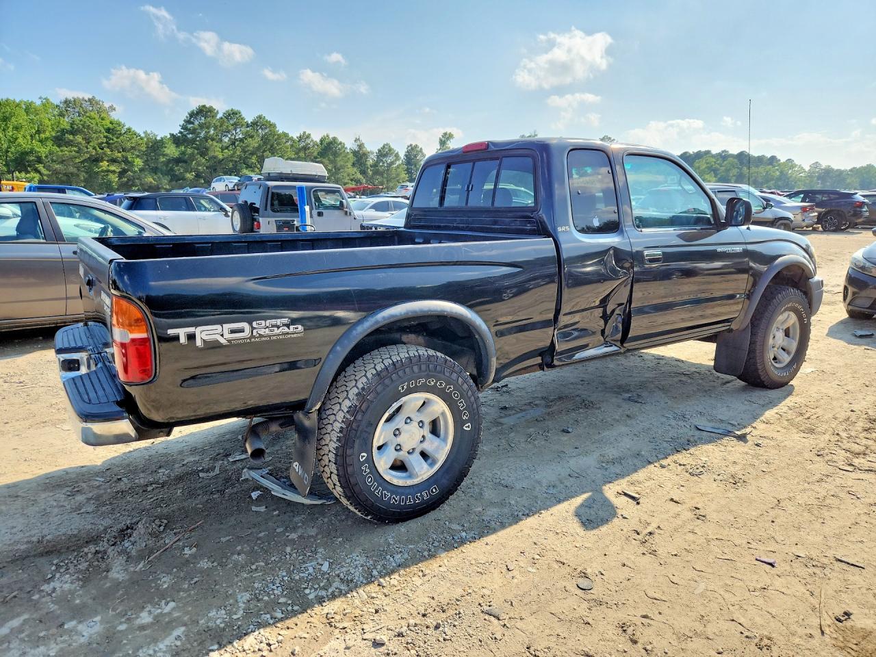 2000 Toyota Tacoma Xtracab Black vin: 4TAWN72N7YZ604371