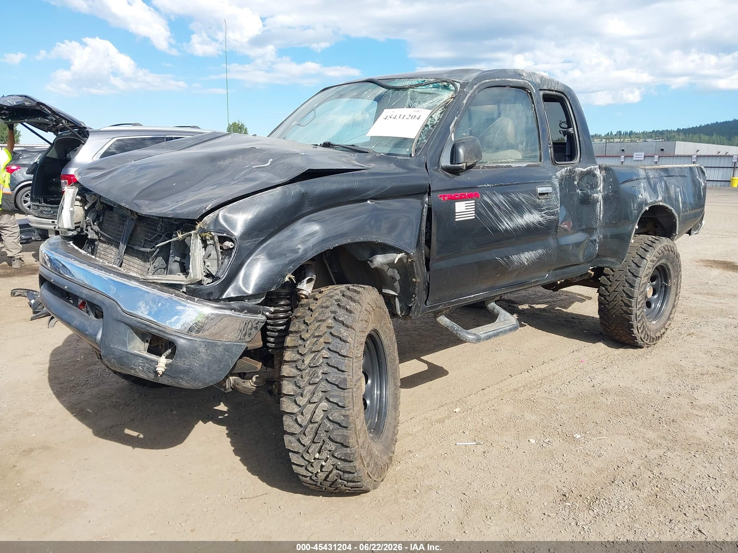 1998 Toyota Tacoma Base V6 Черный vin: 4TAWN72N8WZ060511