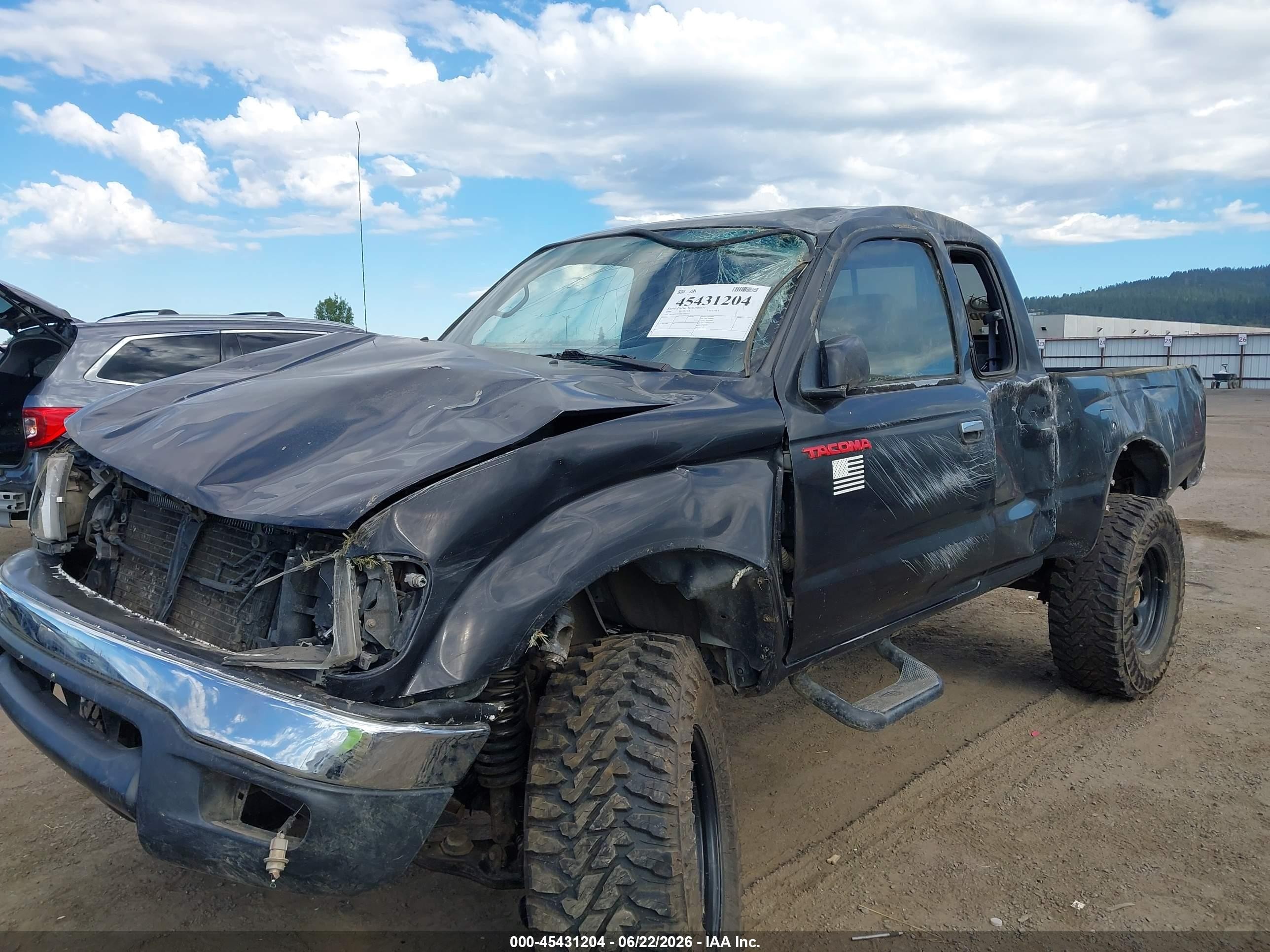 1998 Toyota Tacoma Base V6 Черный vin: 4TAWN72N8WZ060511