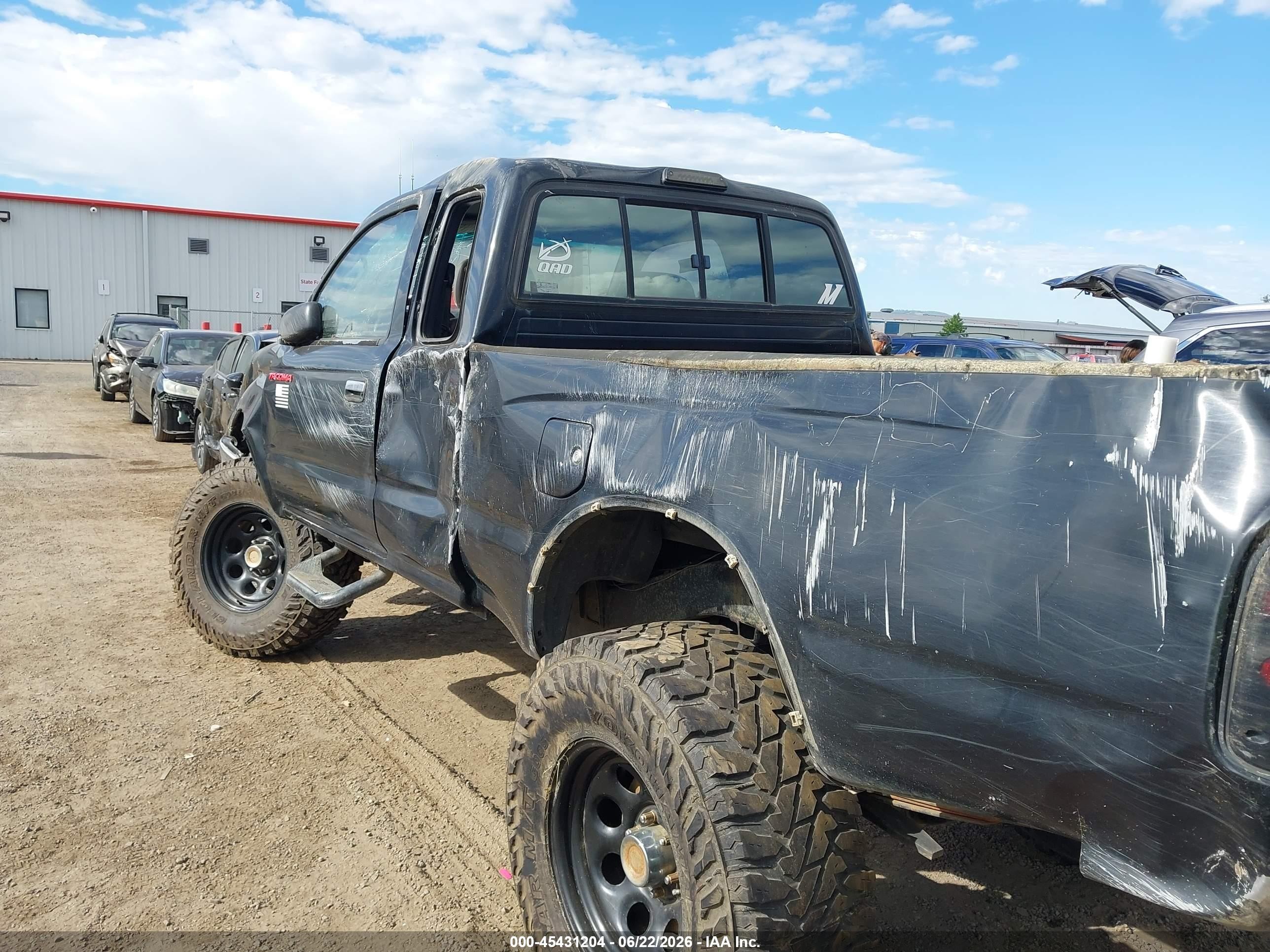 1998 Toyota Tacoma Base V6 Черный vin: 4TAWN72N8WZ060511