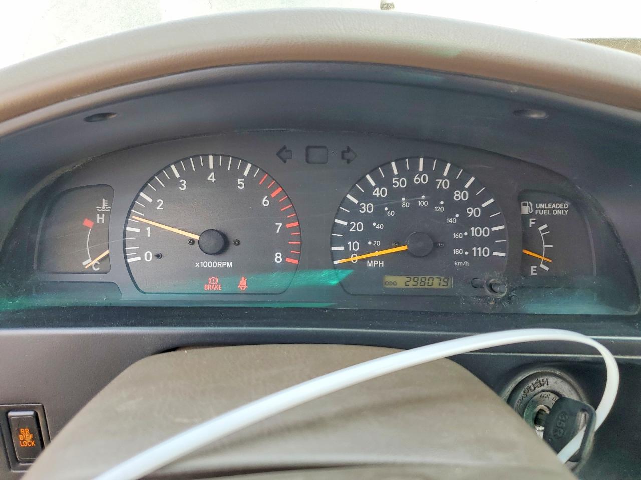 1998 Toyota Tacoma Xtracab Green vin: 4TAWN72N8WZ099972