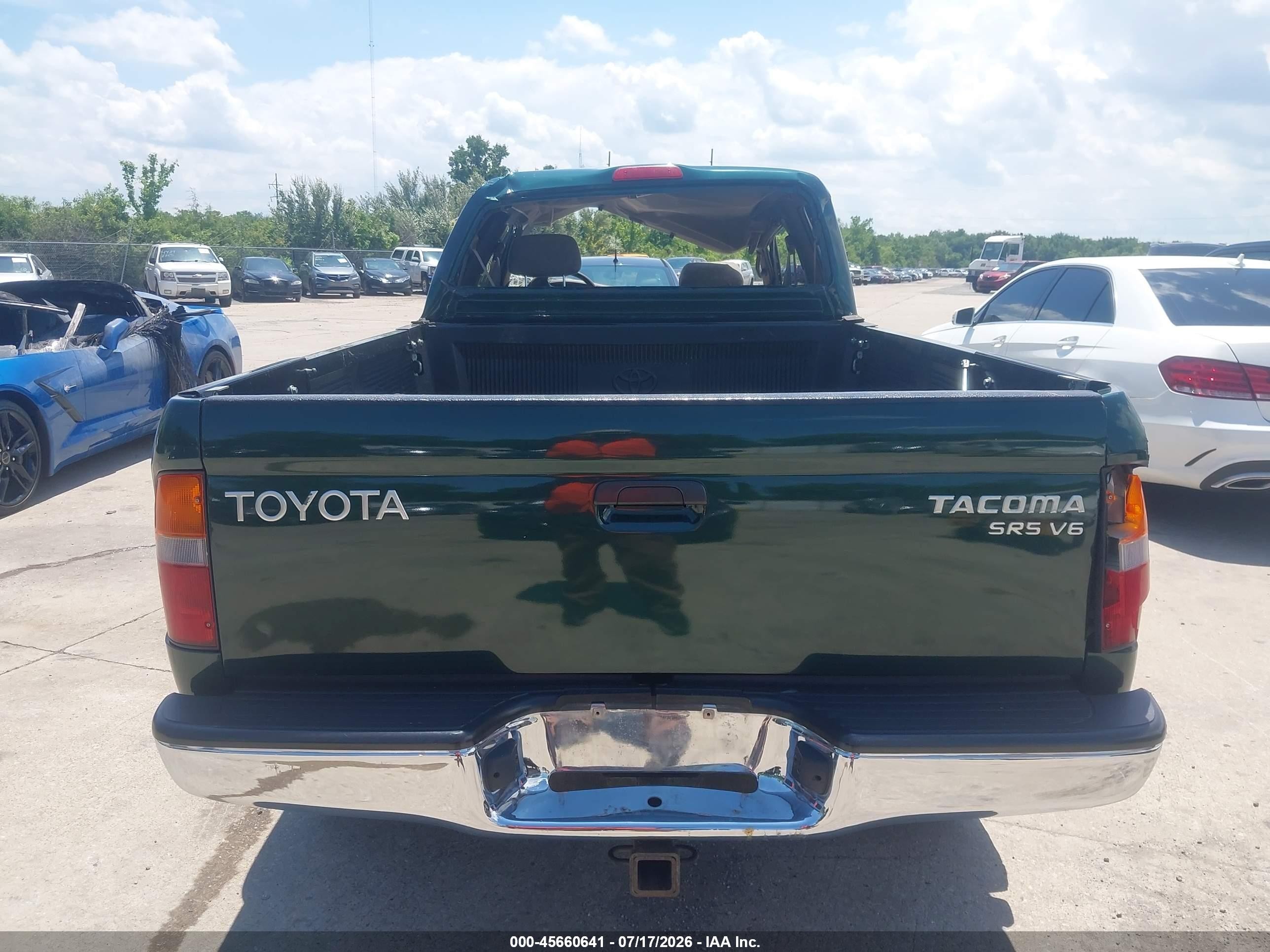 2000 Toyota Tacoma Base V6 Green vin: 4TAWN72N8YZ575821