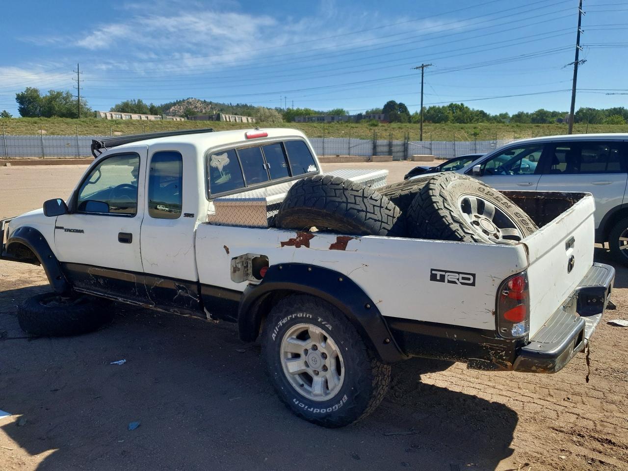 1998 Toyota Tacoma V6 White vin: 4TAWN72N9WZ072943