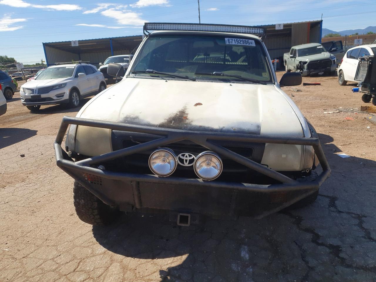 1998 Toyota Tacoma V6 White vin: 4TAWN72N9WZ072943