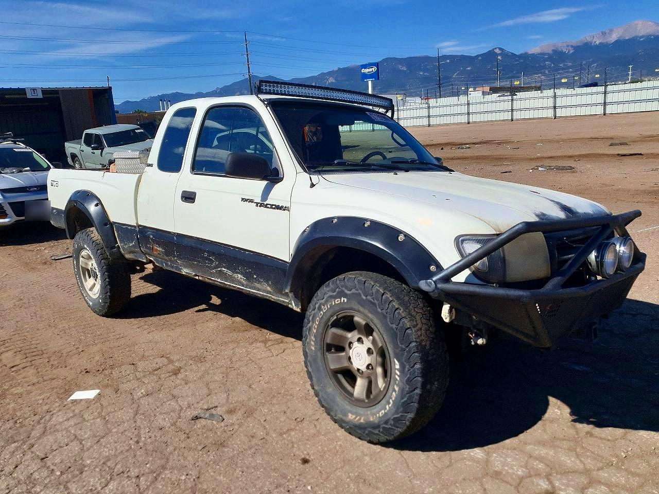 1998 Toyota Tacoma V6 White vin: 4TAWN72N9WZ072943