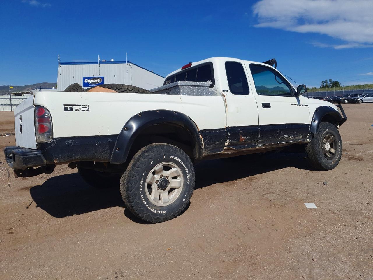 1998 Toyota Tacoma V6 White vin: 4TAWN72N9WZ072943