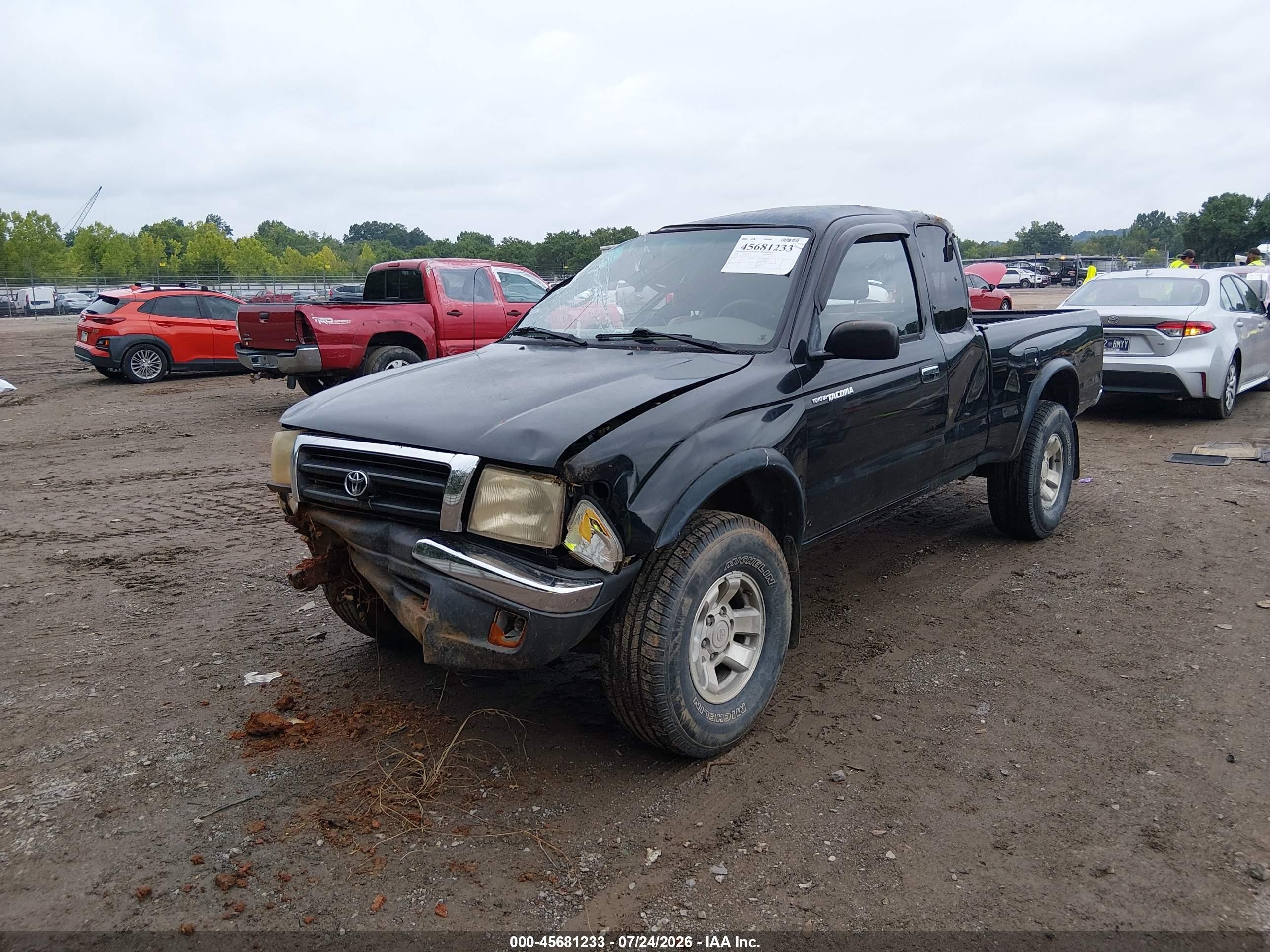 1999 Toyota Tacoma   Black vin: 4TAWN72N9XZ444136