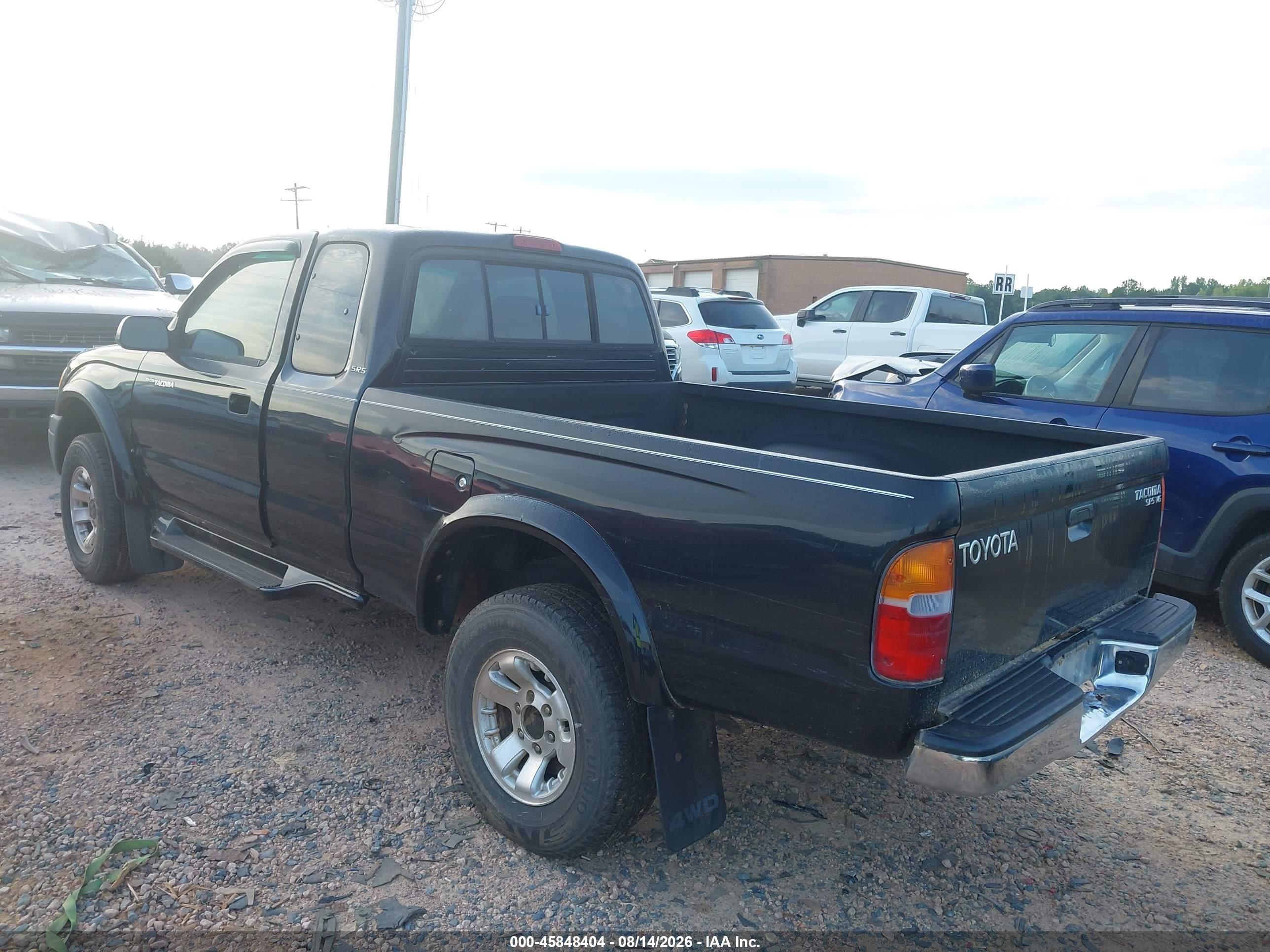 2000 Toyota Tacoma Base V6 Black vin: 4TAWN72N9YZ633239