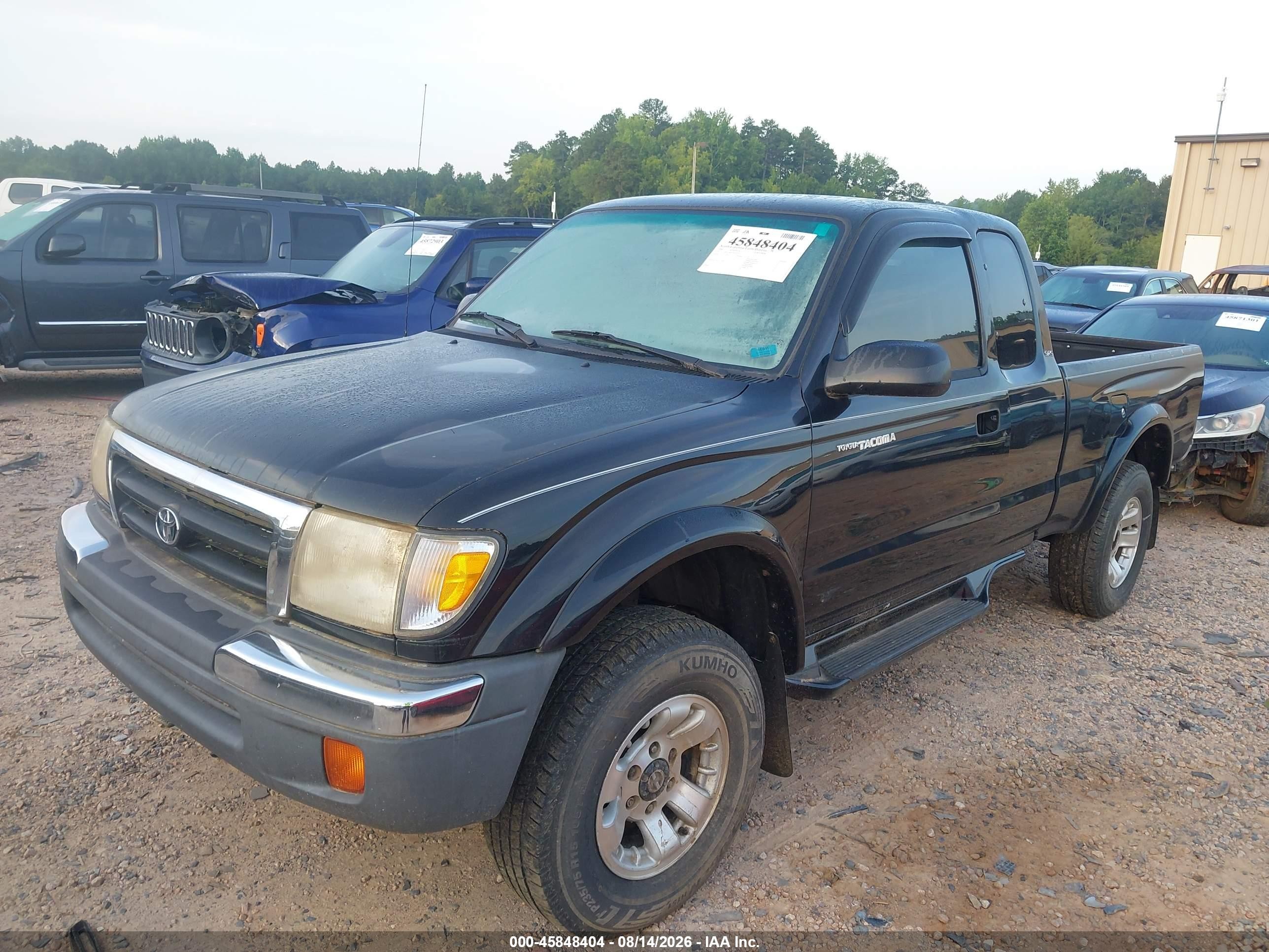 2000 Toyota Tacoma Base V6 Black vin: 4TAWN72N9YZ633239