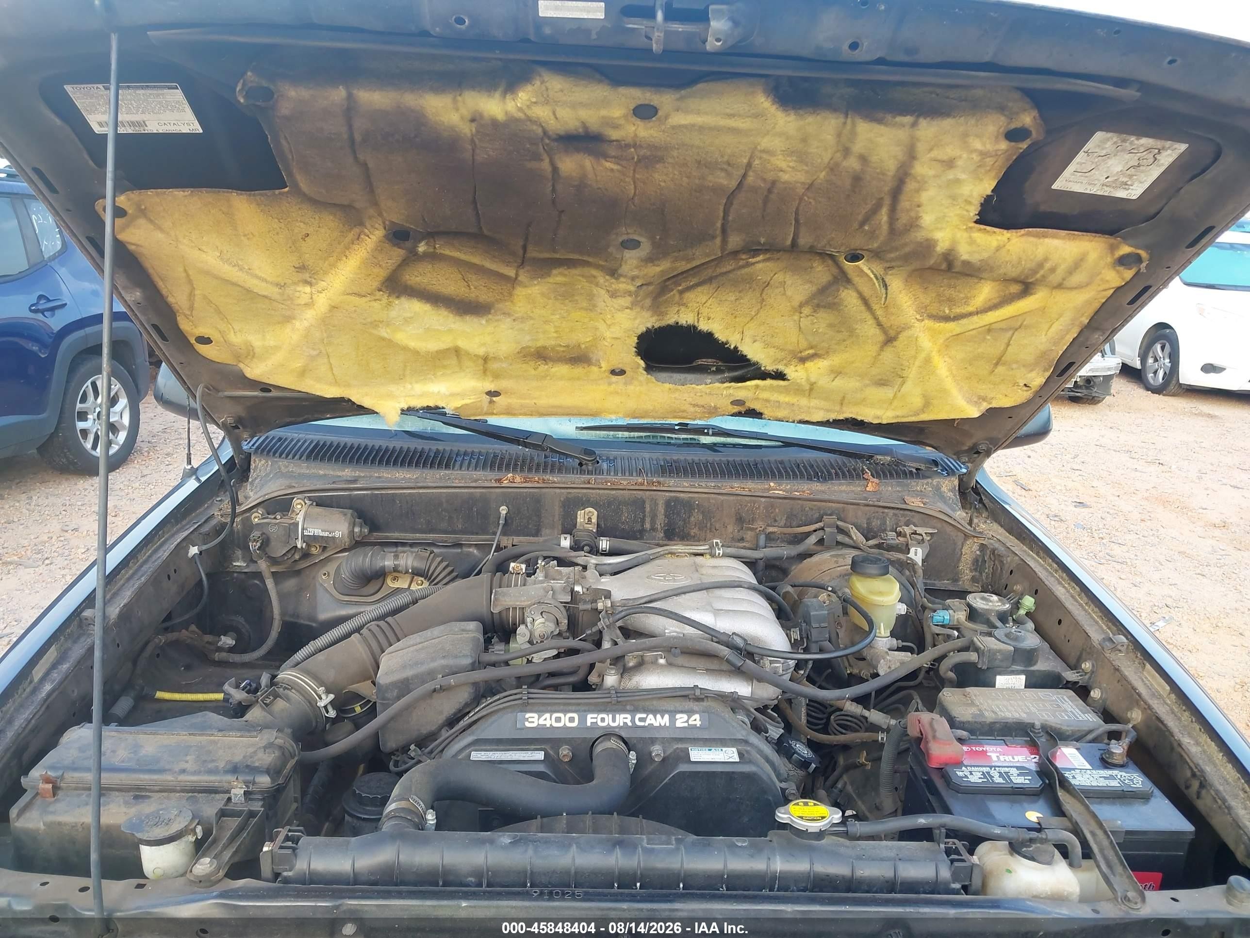2000 Toyota Tacoma Base V6 Black vin: 4TAWN72N9YZ633239