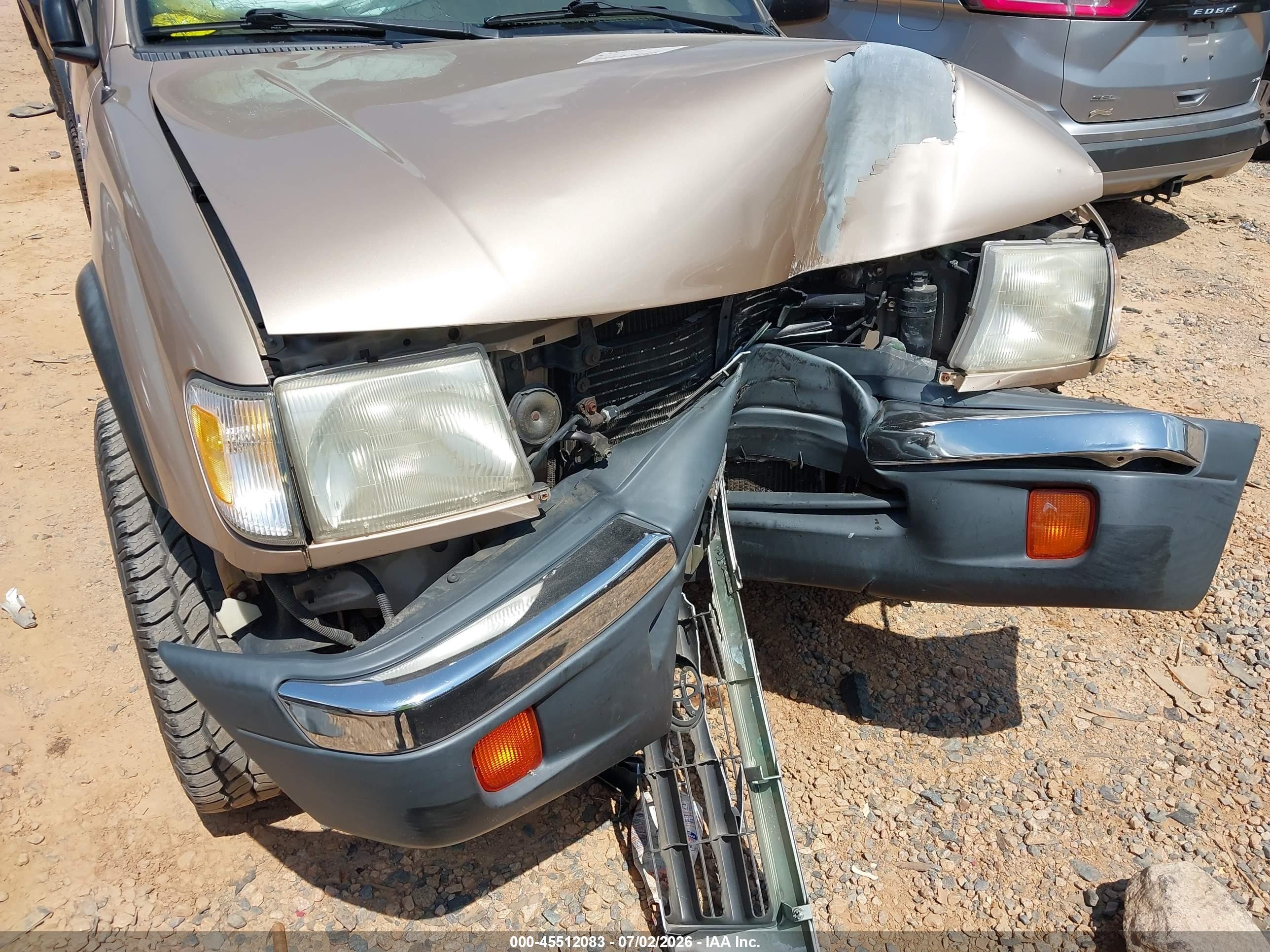 1998 Toyota Tacoma Base V6 Gold vin: 4TAWN72NXWZ129523
