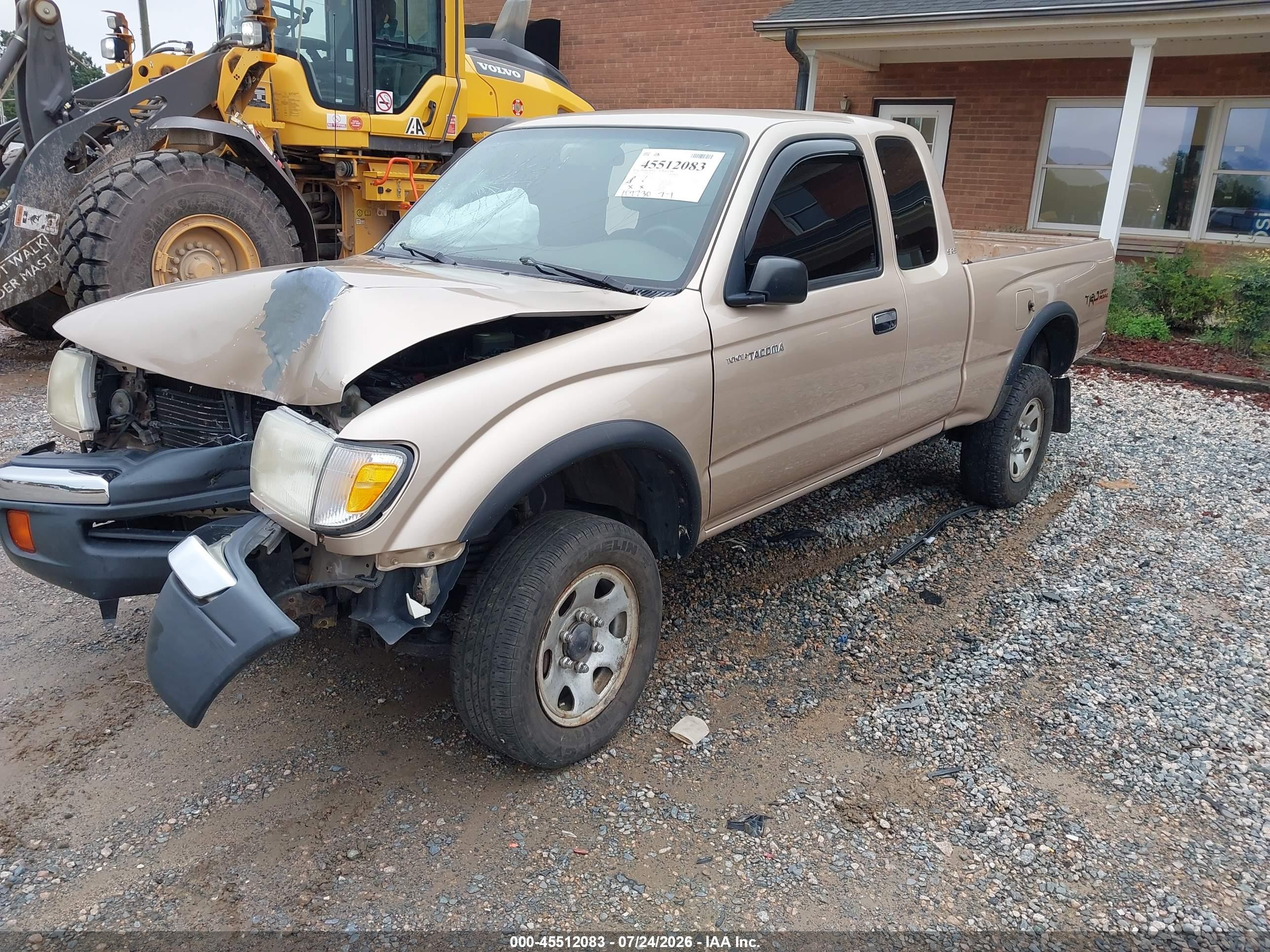 1998 Toyota Tacoma Base V6 Gold vin: 4TAWN72NXWZ129523