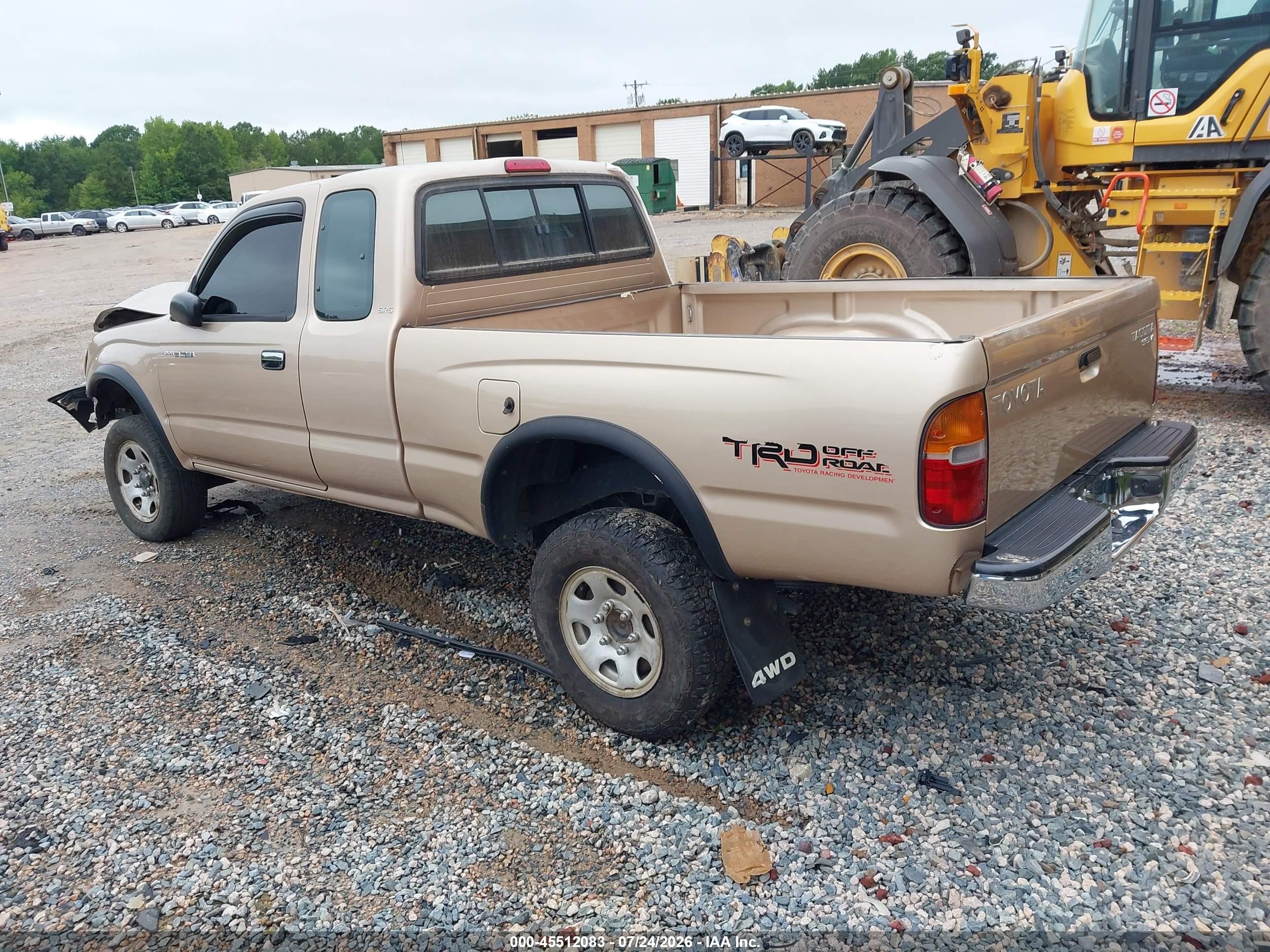 1998 Toyota Tacoma Base V6 Gold vin: 4TAWN72NXWZ129523