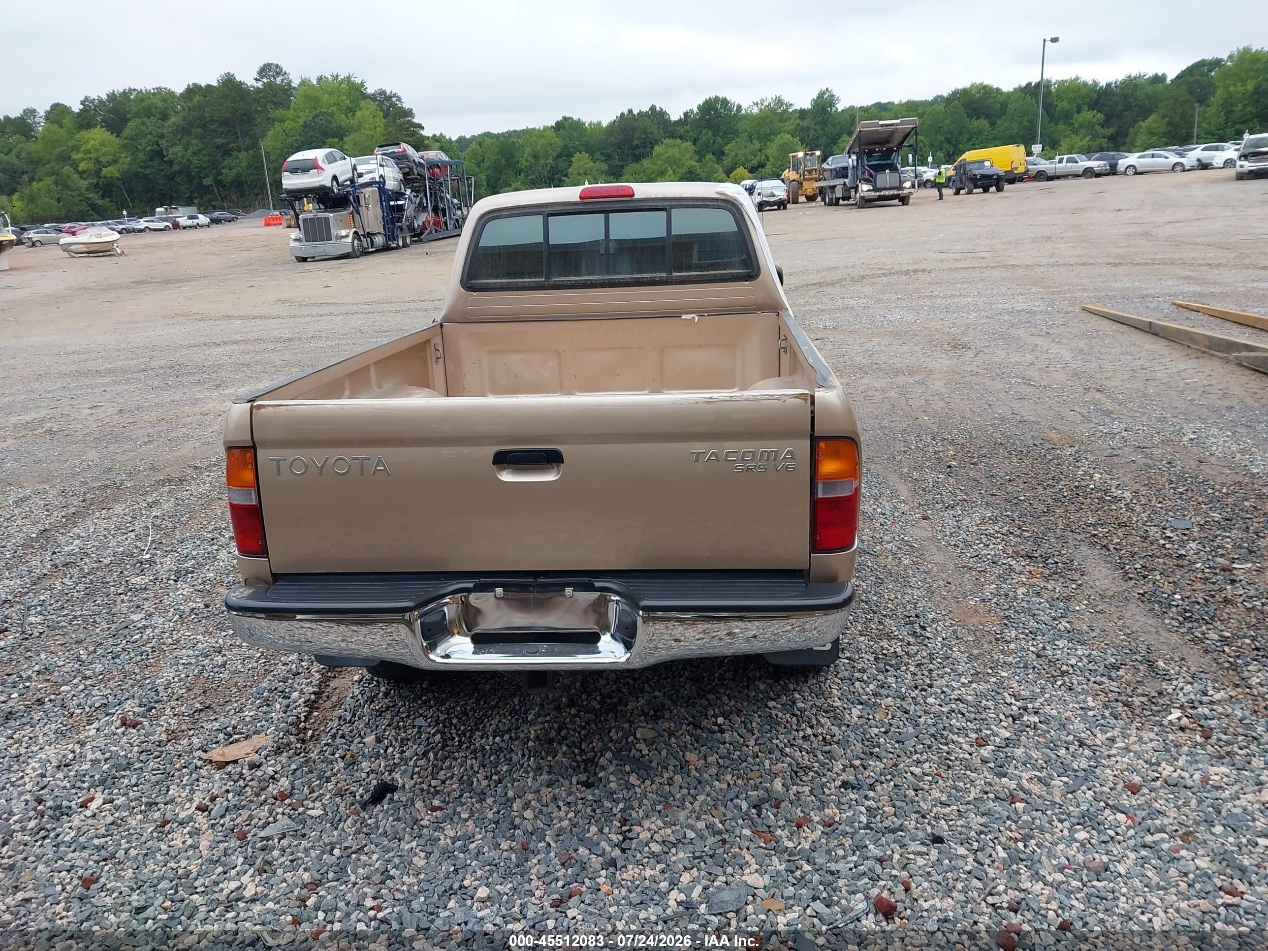1998 Toyota Tacoma Base V6 Gold vin: 4TAWN72NXWZ129523