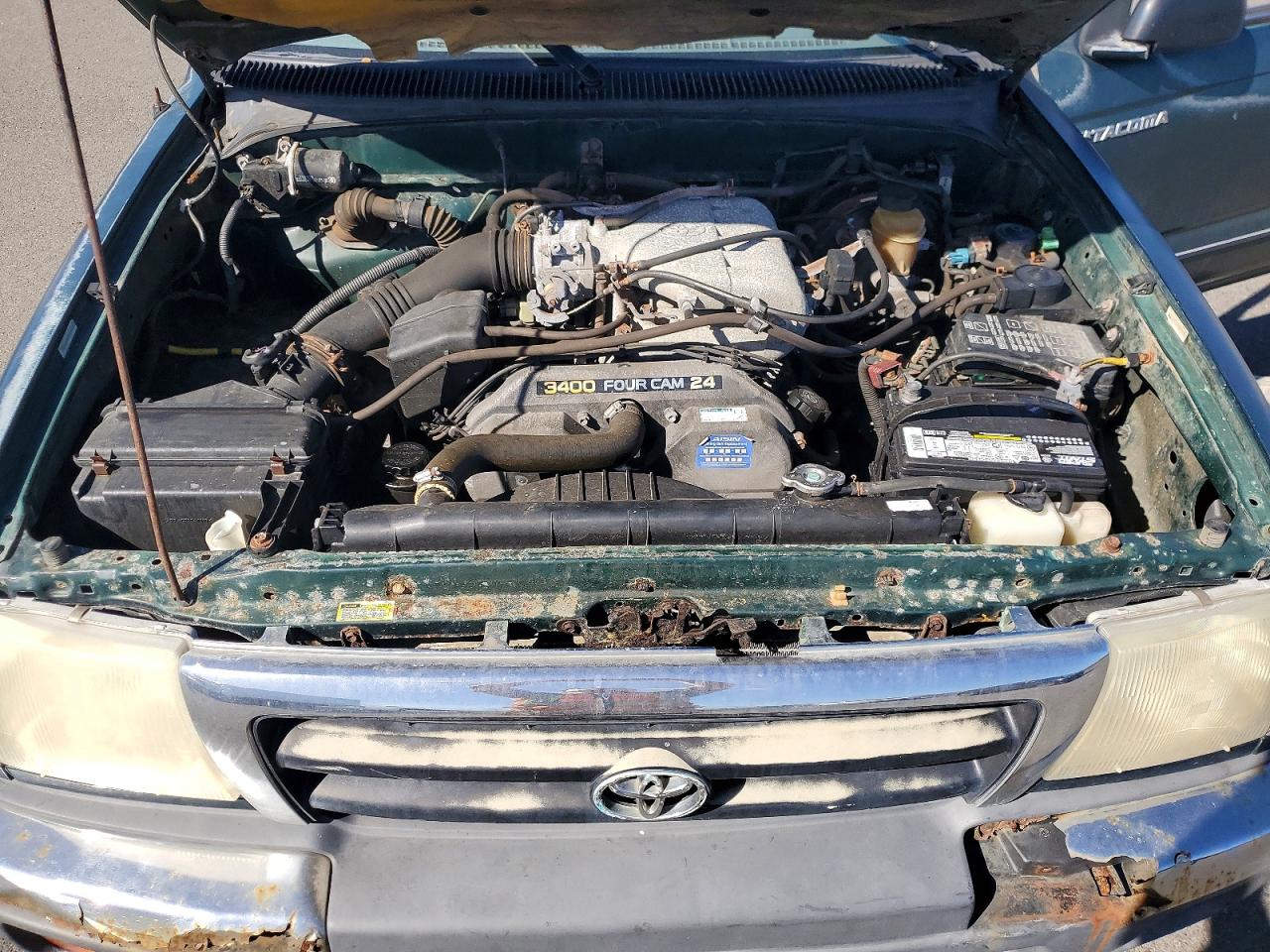 1999 Toyota Tacoma Xtracab Green vin: 4TAWN72NXXZ474097