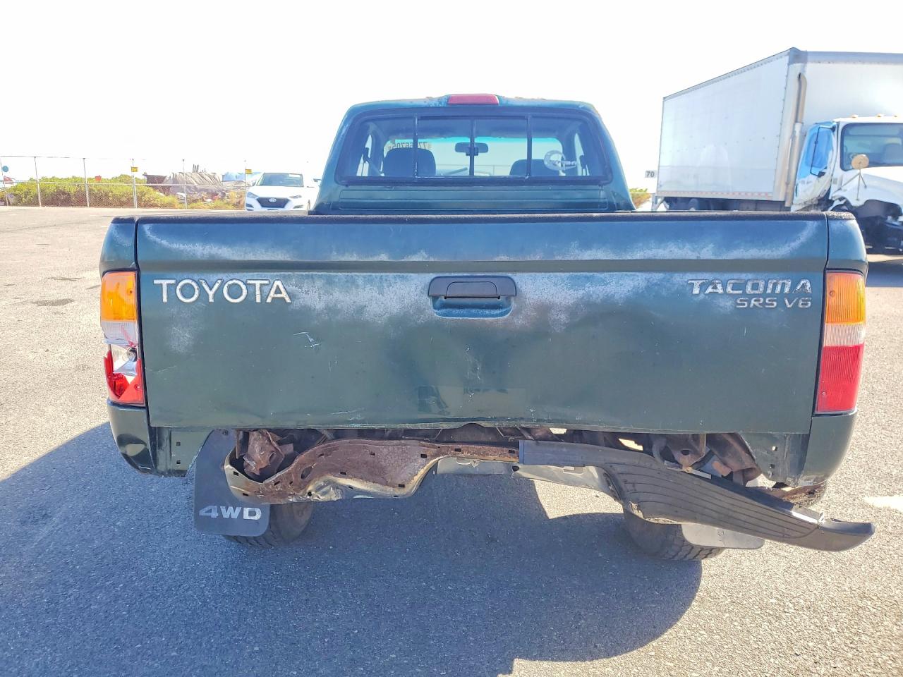 1999 Toyota Tacoma Xtracab Green vin: 4TAWN72NXXZ474097