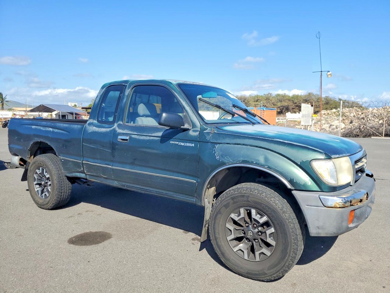 1999 Toyota Tacoma Xtracab Green vin: 4TAWN72NXXZ474097