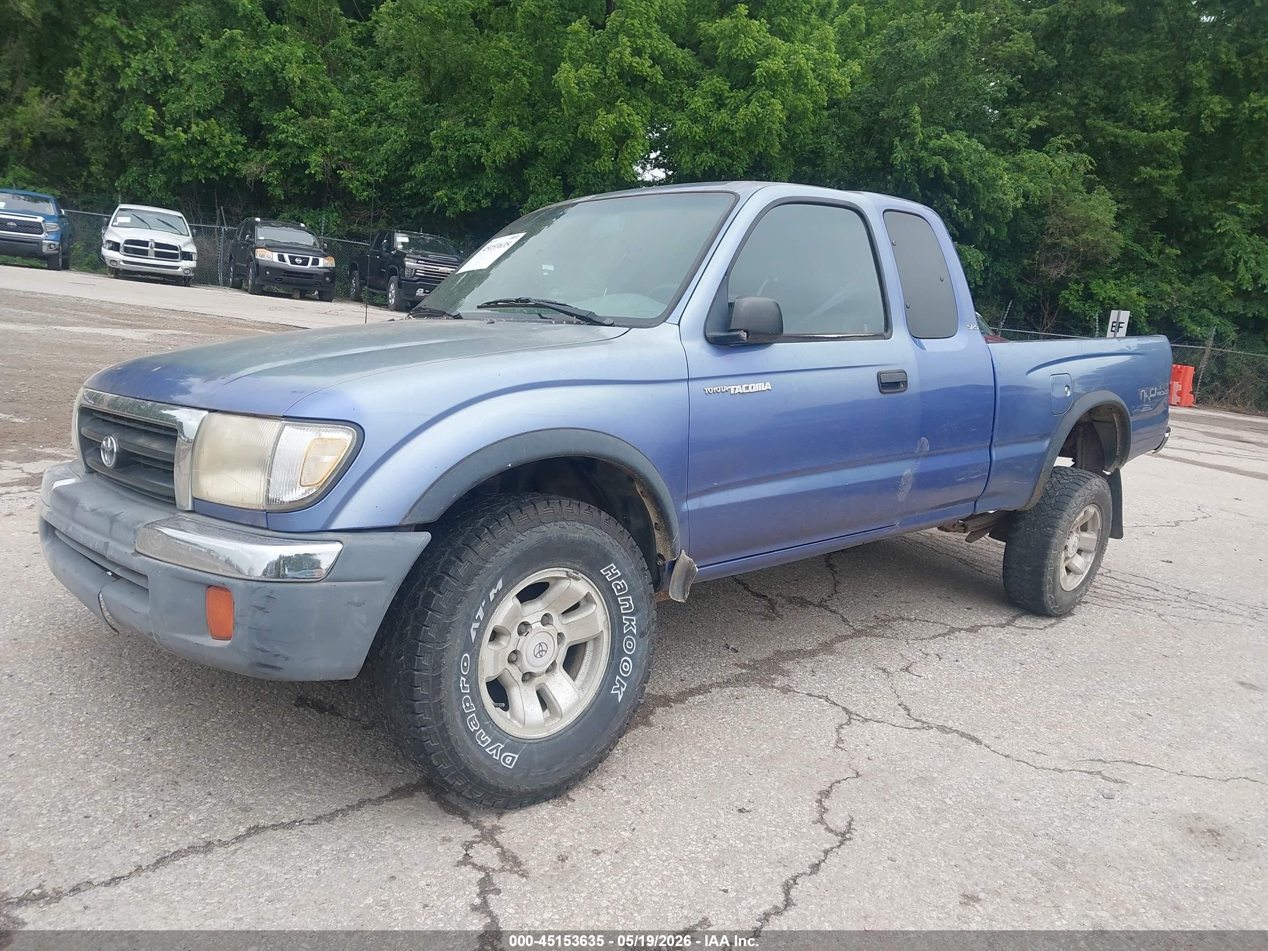 1999 Toyota Tacoma   Blue vin: 4TAWN72NXXZ548246