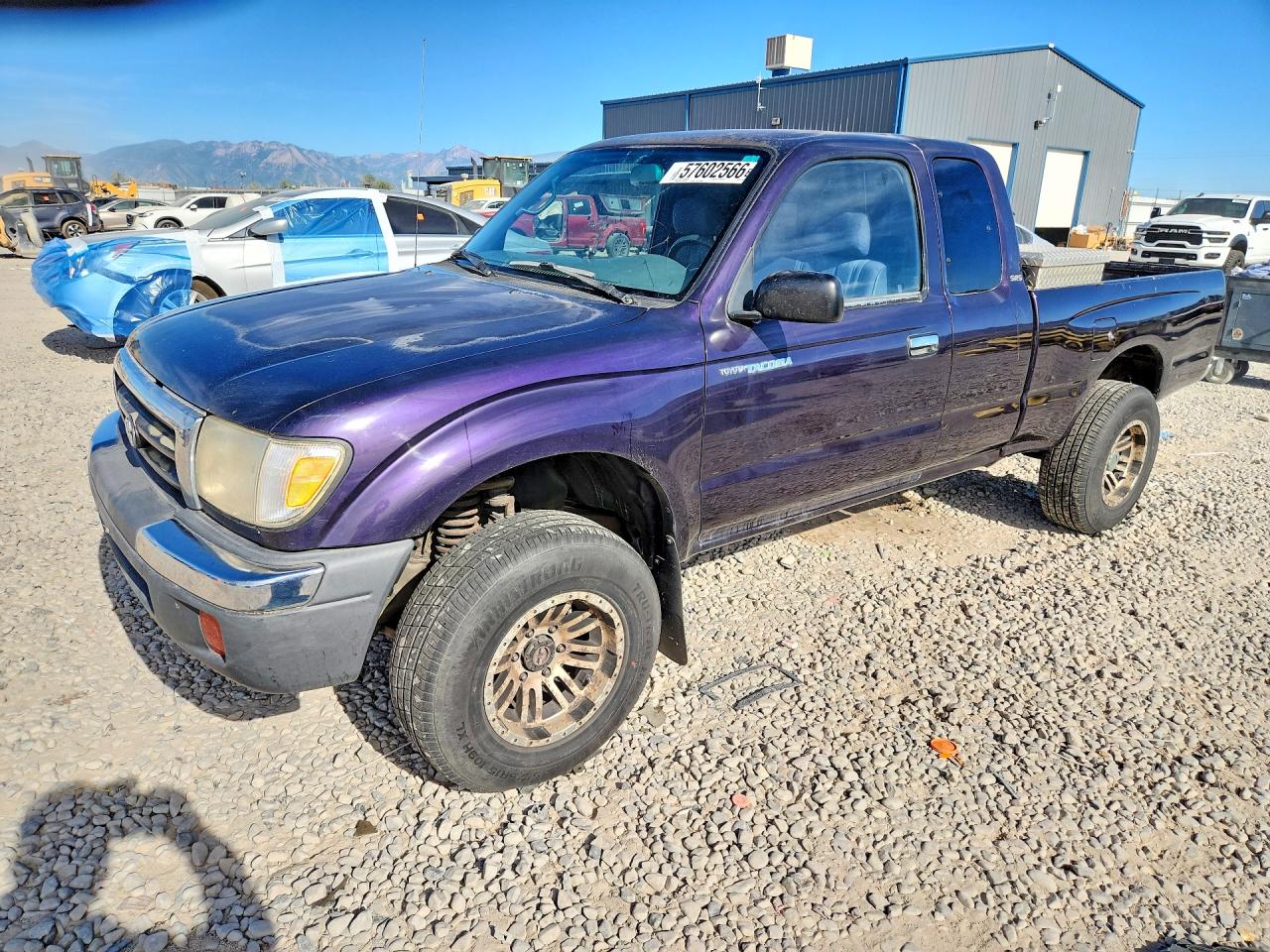 1999 Toyota Tacoma Xtracab Purple vin: 4TAWN72NXXZ557058