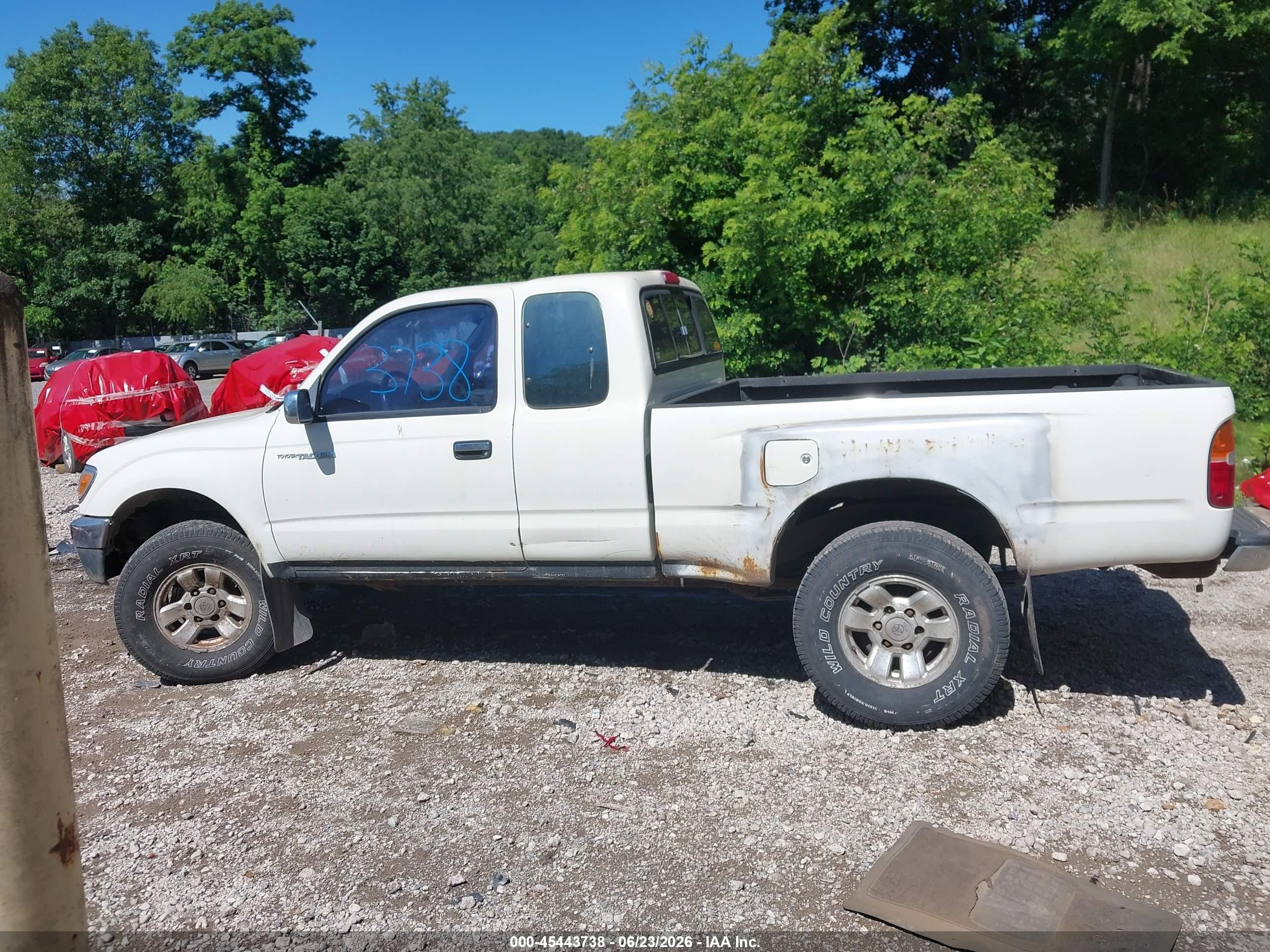 1996 Toyota Tacoma Xtracab Sr5 White vin: 4TAWN74N0TZ108768