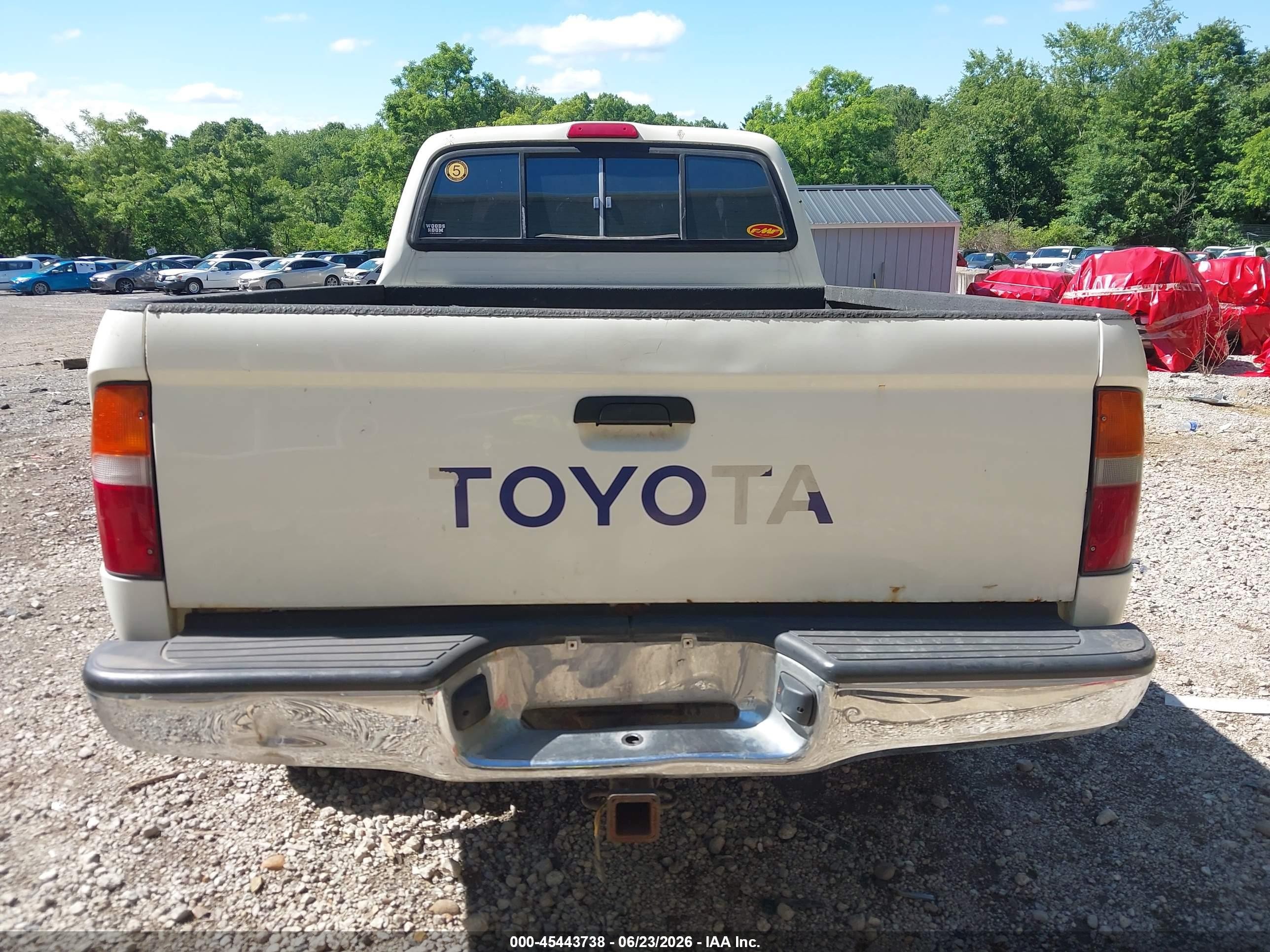 1996 Toyota Tacoma Xtracab Sr5 White vin: 4TAWN74N0TZ108768