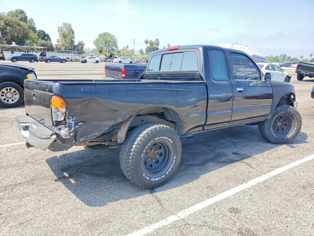 1997 Toyota Tacoma Xtracab Sr5 Black vin: 4TAWN74N6VZ313272
