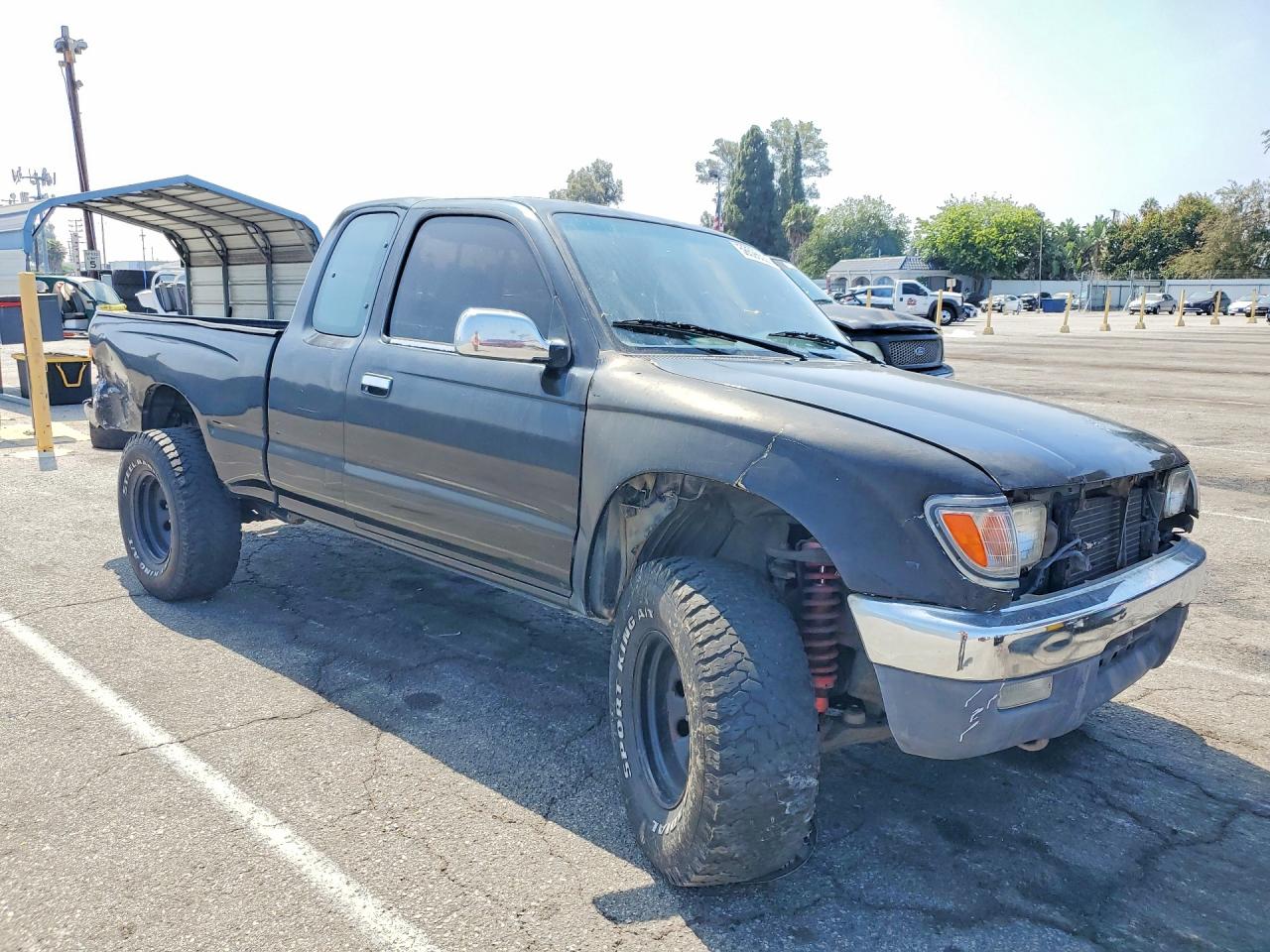 1997 Toyota Tacoma Xtracab Sr5 Black vin: 4TAWN74N6VZ313272