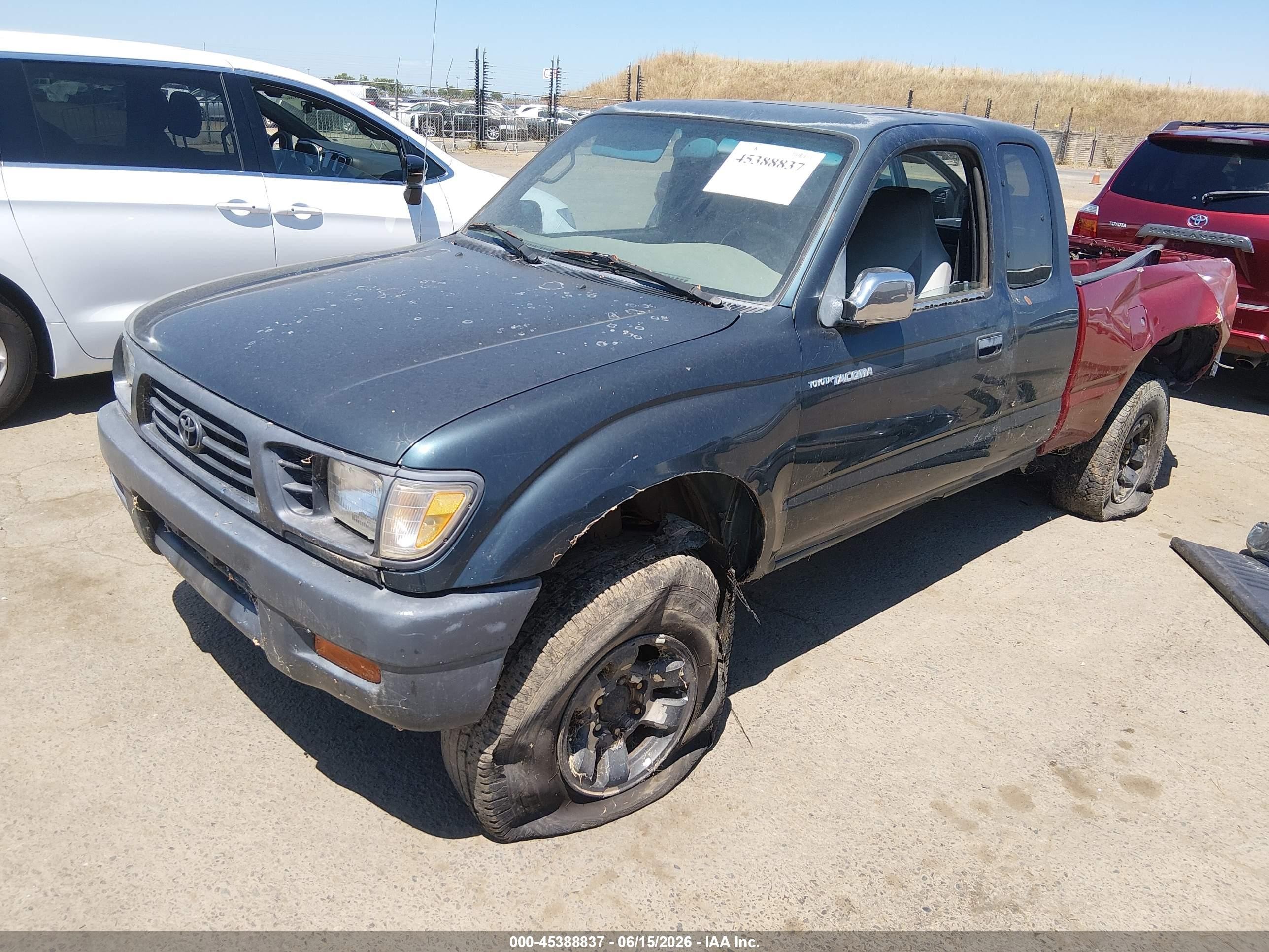 1997 Toyota Tacoma Base Sr5 V6 Gray vin: 4TAWN74N7VZ294070