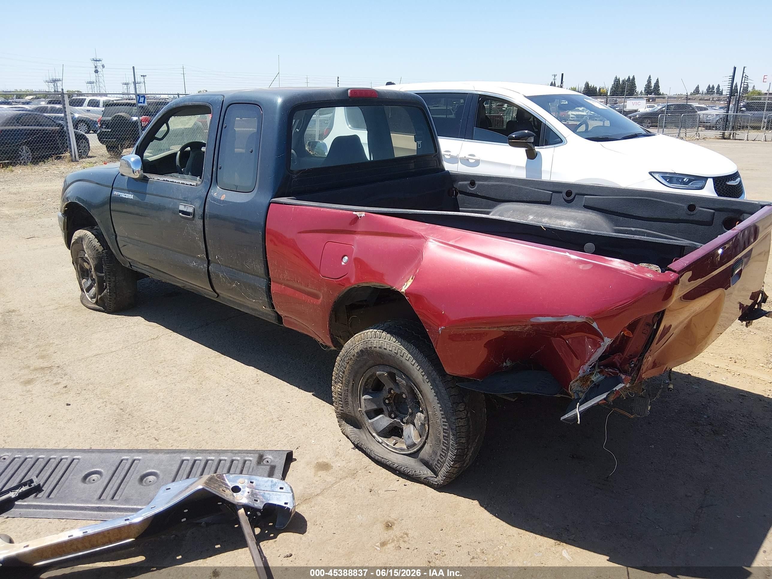 1997 Toyota Tacoma Base Sr5 V6 Gray vin: 4TAWN74N7VZ294070