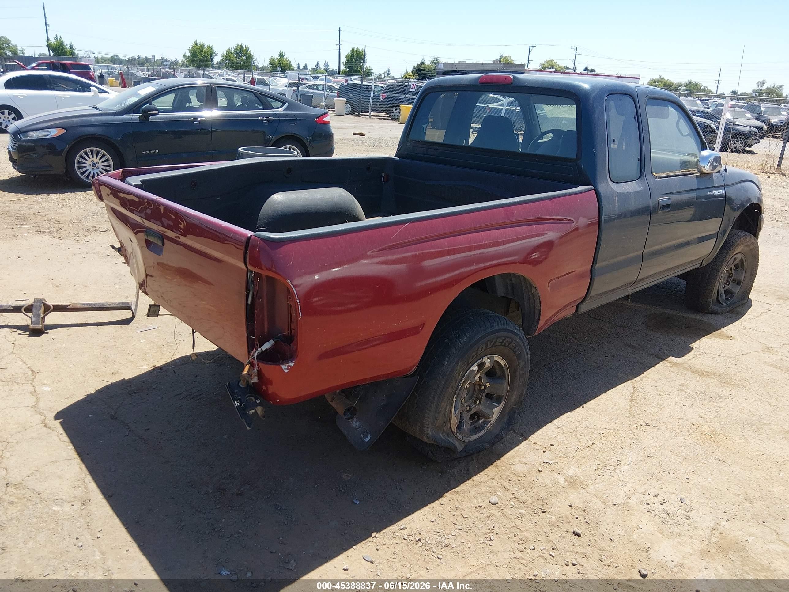 1997 Toyota Tacoma Base Sr5 V6 Gray vin: 4TAWN74N7VZ294070