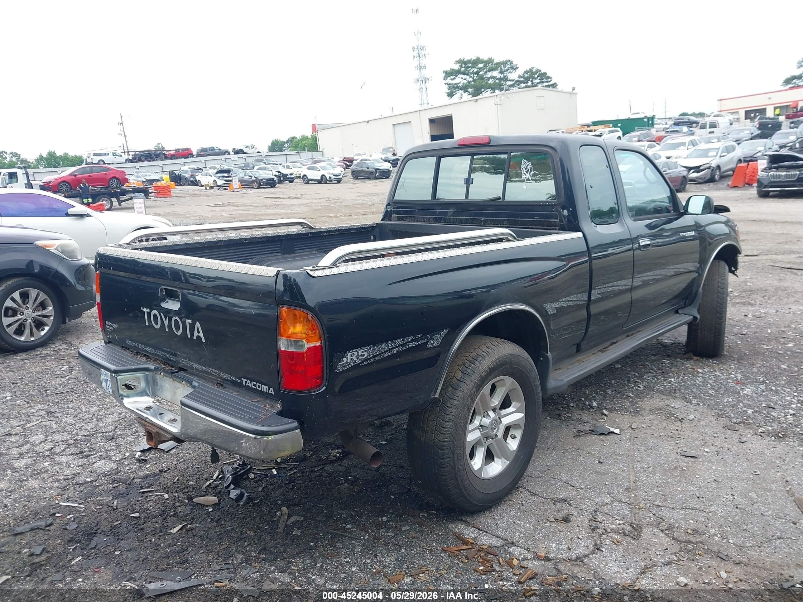 1997 Toyota Tacoma Base Sr5 V6 Черный vin: 4TAWN74N7VZ307416