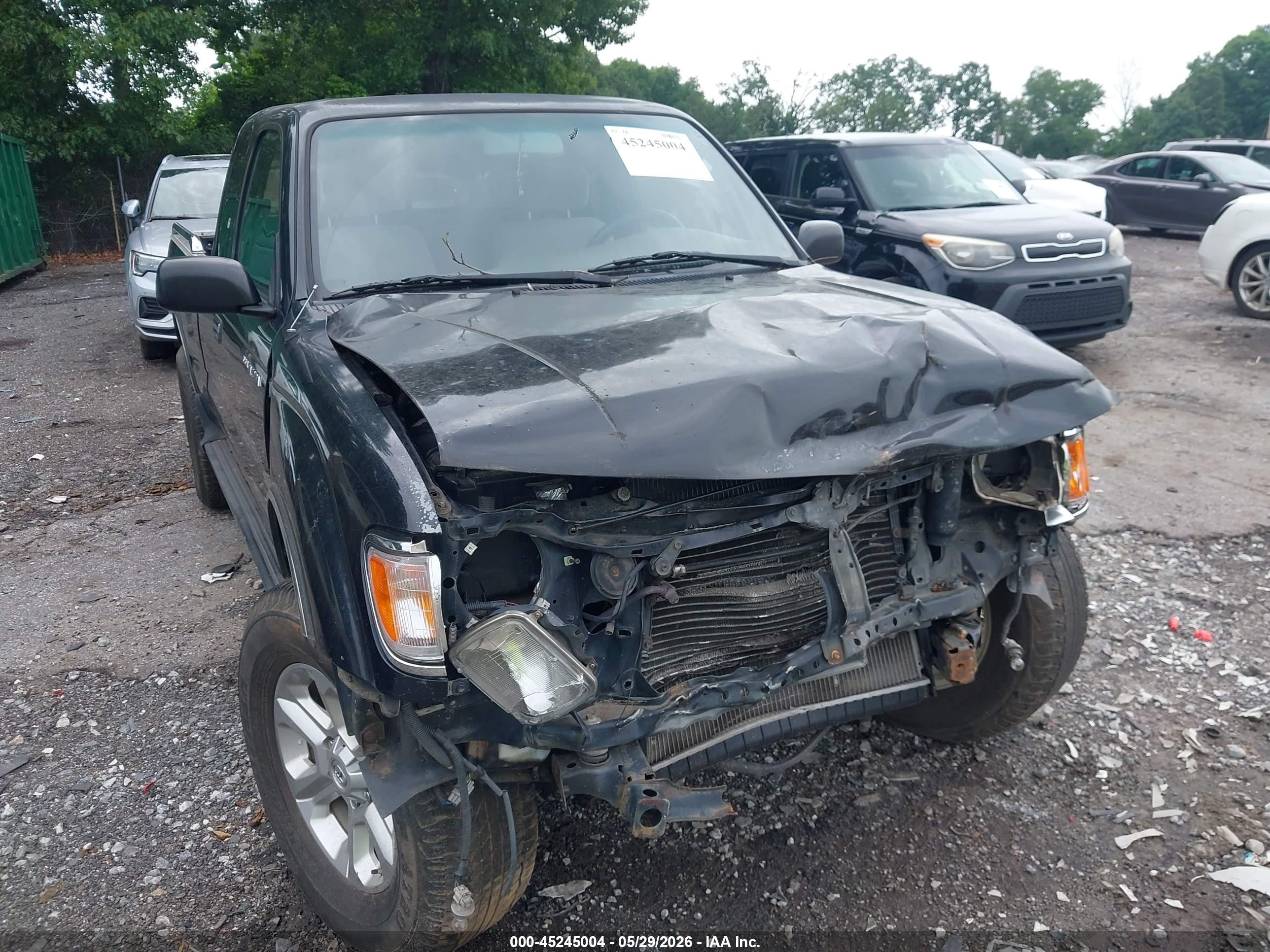 1997 Toyota Tacoma Base Sr5 V6 Черный vin: 4TAWN74N7VZ307416