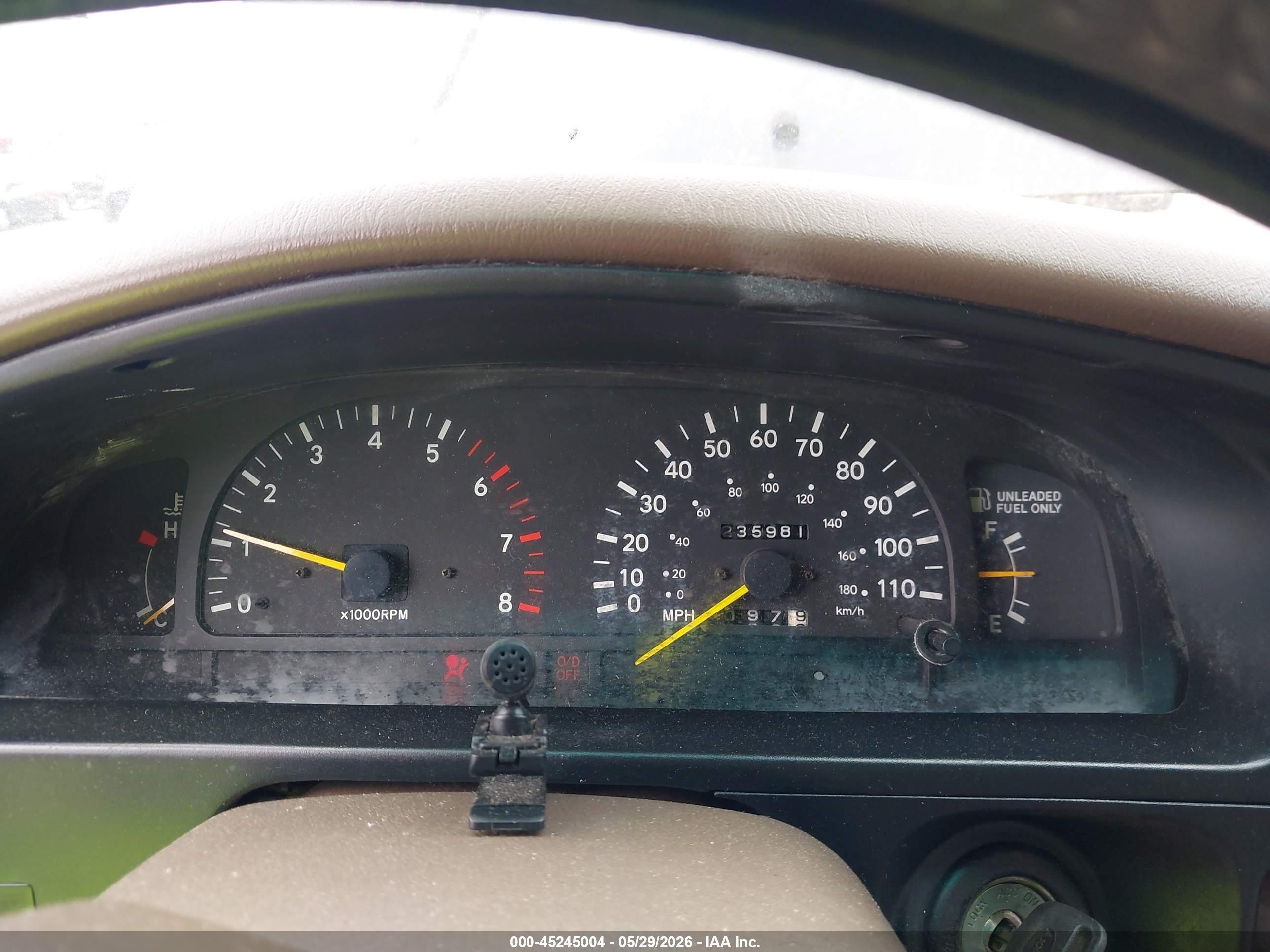 1997 Toyota Tacoma Base Sr5 V6 Черный vin: 4TAWN74N7VZ307416
