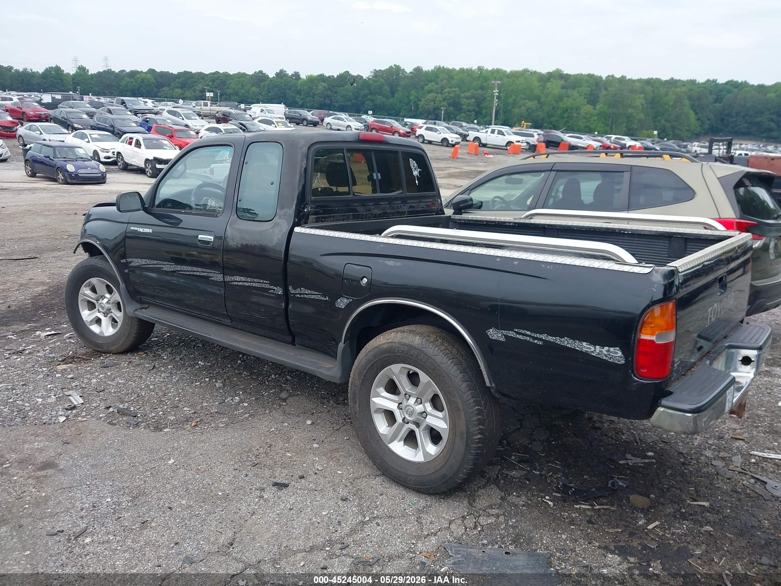1997 Toyota Tacoma Base Sr5 V6 Черный vin: 4TAWN74N7VZ307416