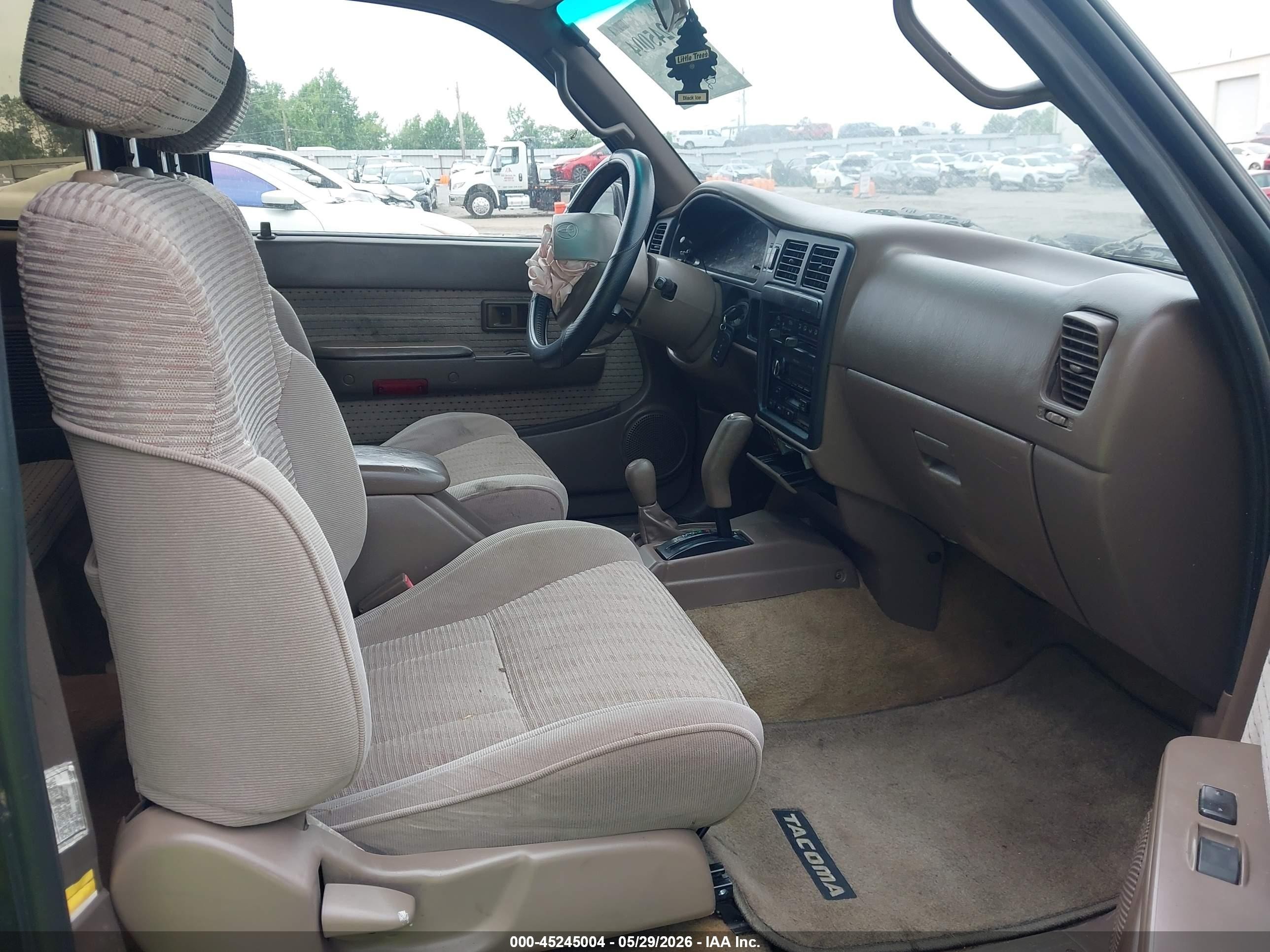 1997 Toyota Tacoma Base Sr5 V6 Черный vin: 4TAWN74N7VZ307416