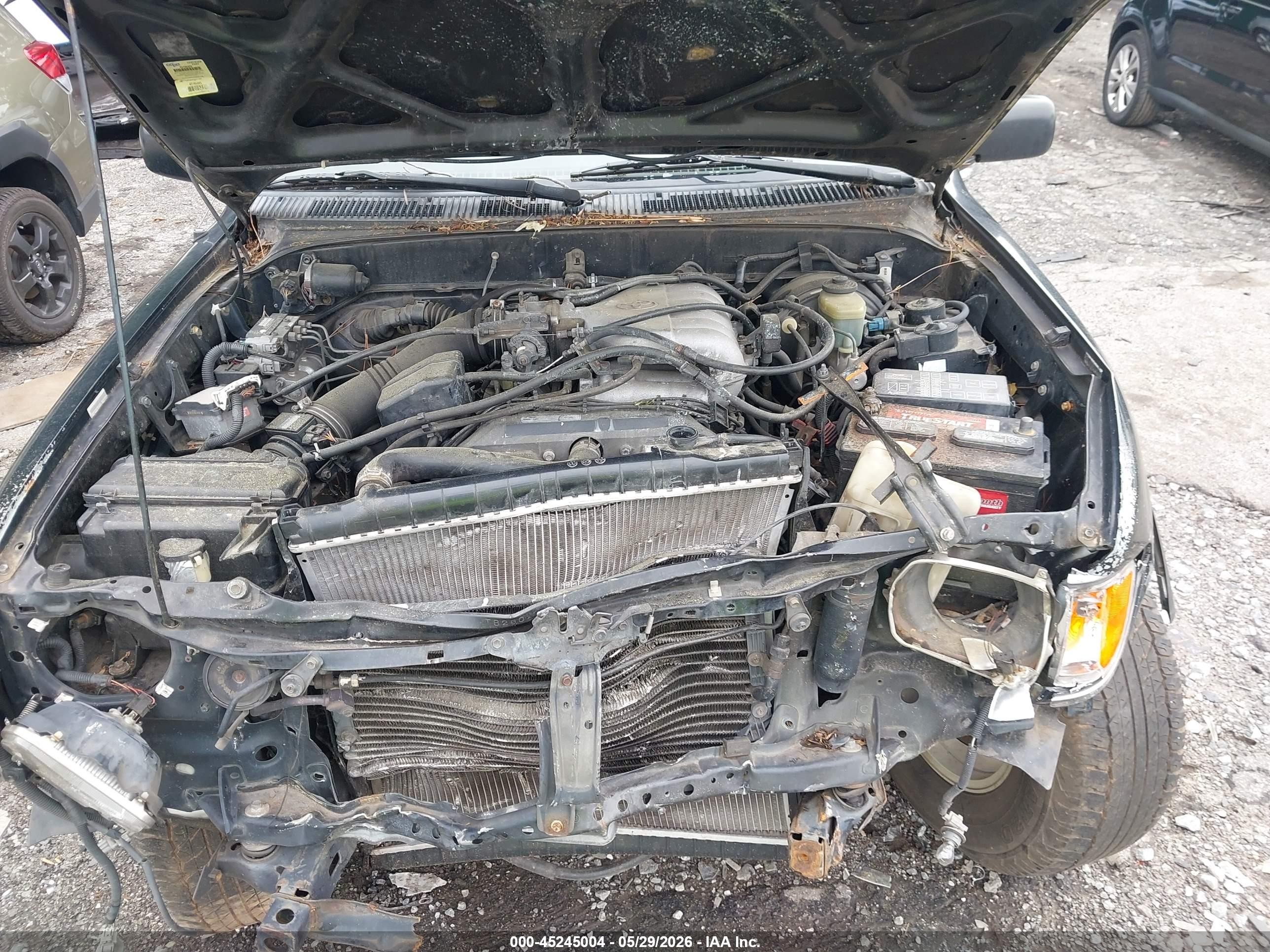 1997 Toyota Tacoma Base Sr5 V6 Черный vin: 4TAWN74N7VZ307416