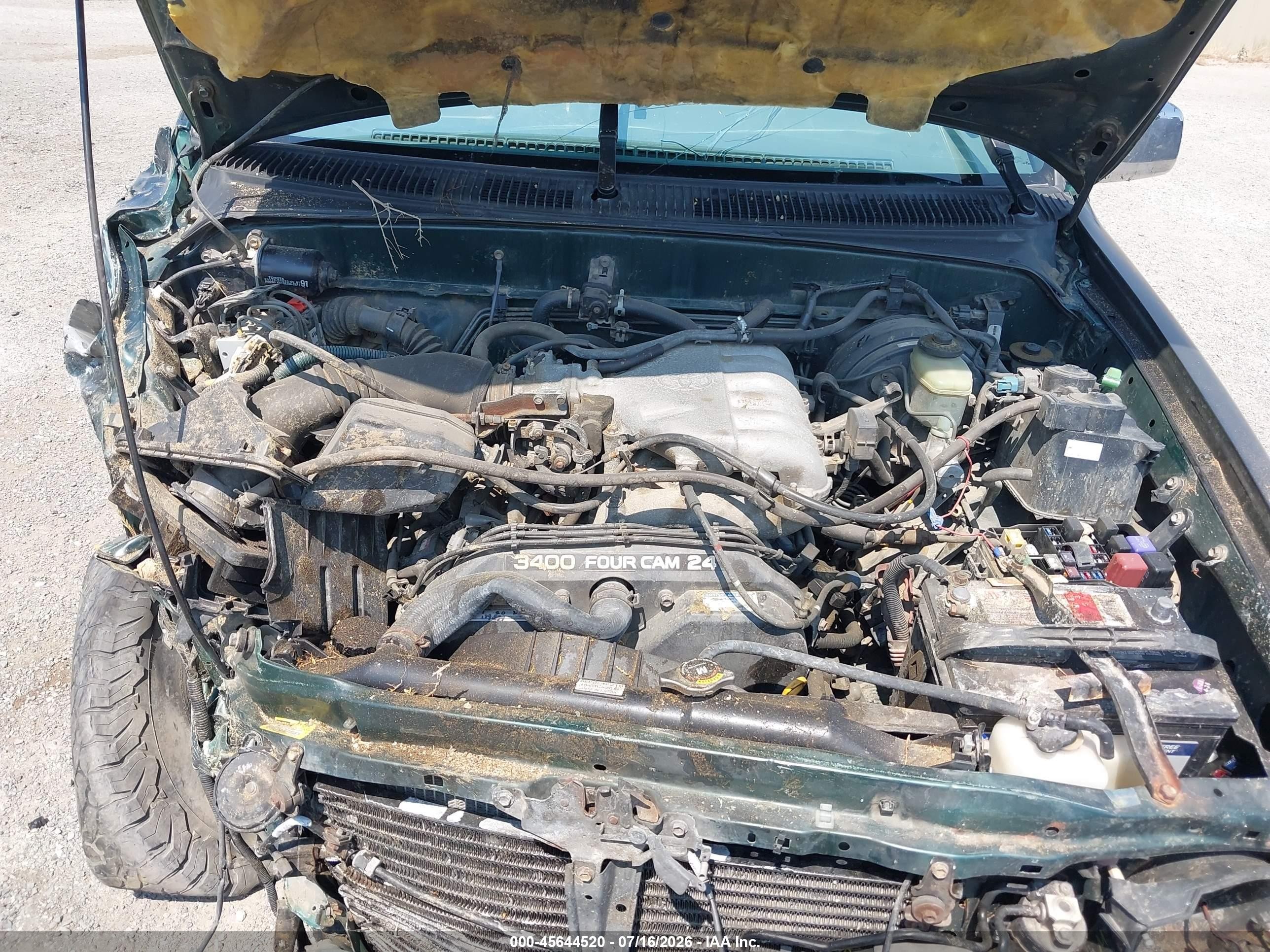 1999 Toyota Tacoma Limited V6 Green vin: 4TAWN74N7XZ425033